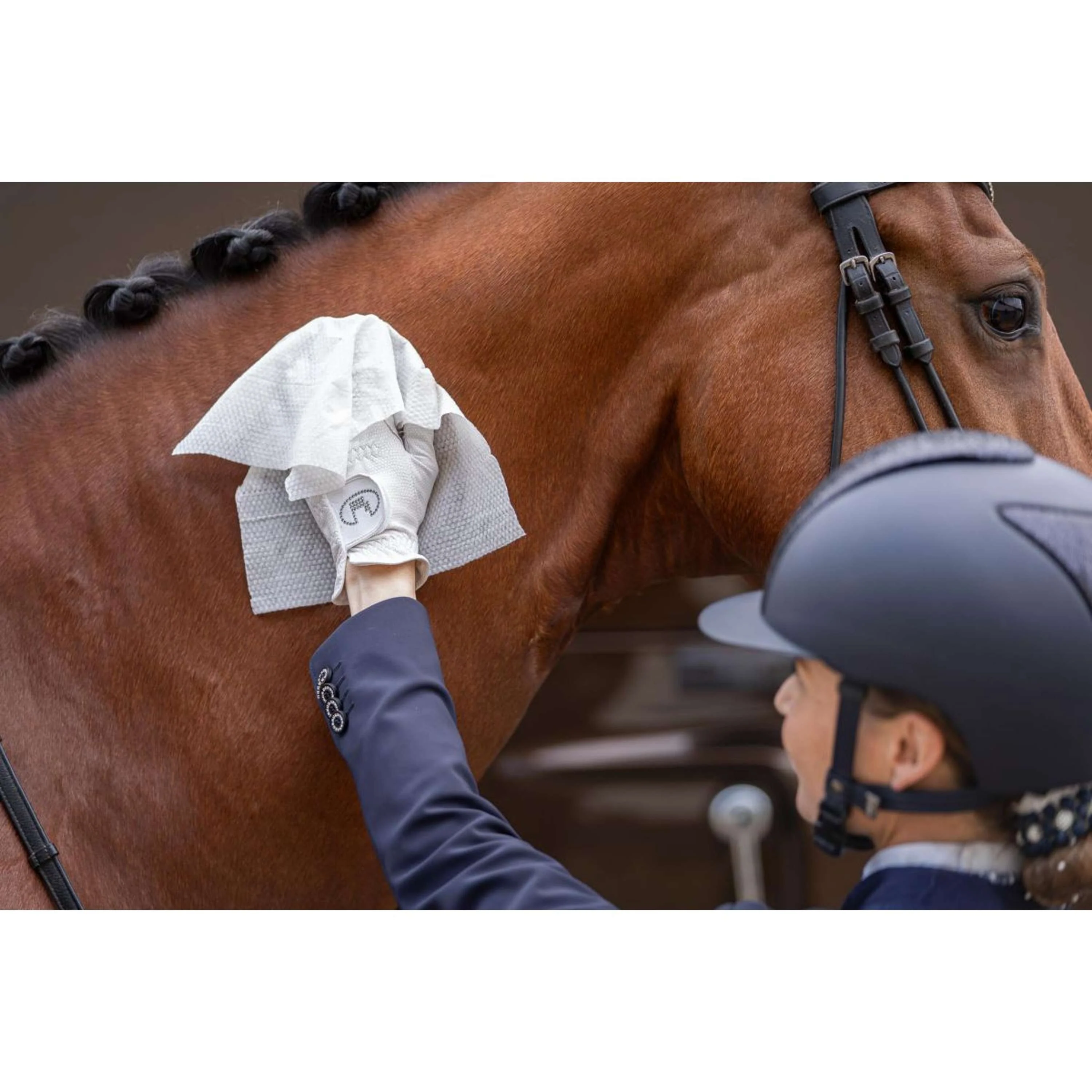 HB HorseWipes Natural Clean Blanc - Image 4