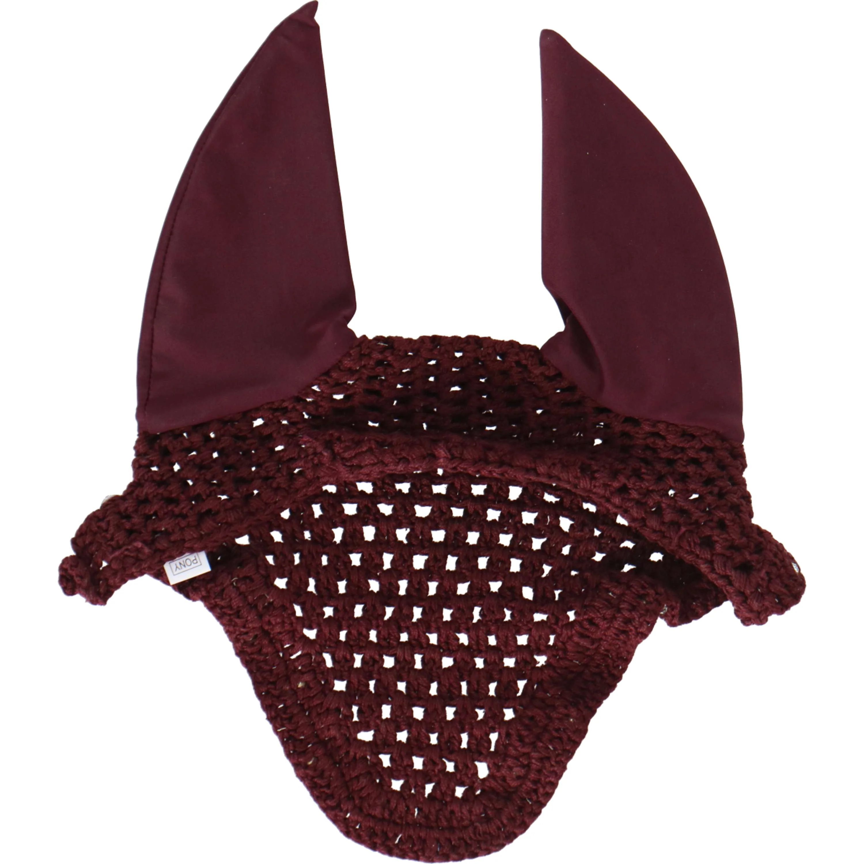 HB Bonnet Anti-Mouches met Trydac Swarovski steentjes Bordeaux - Image 2