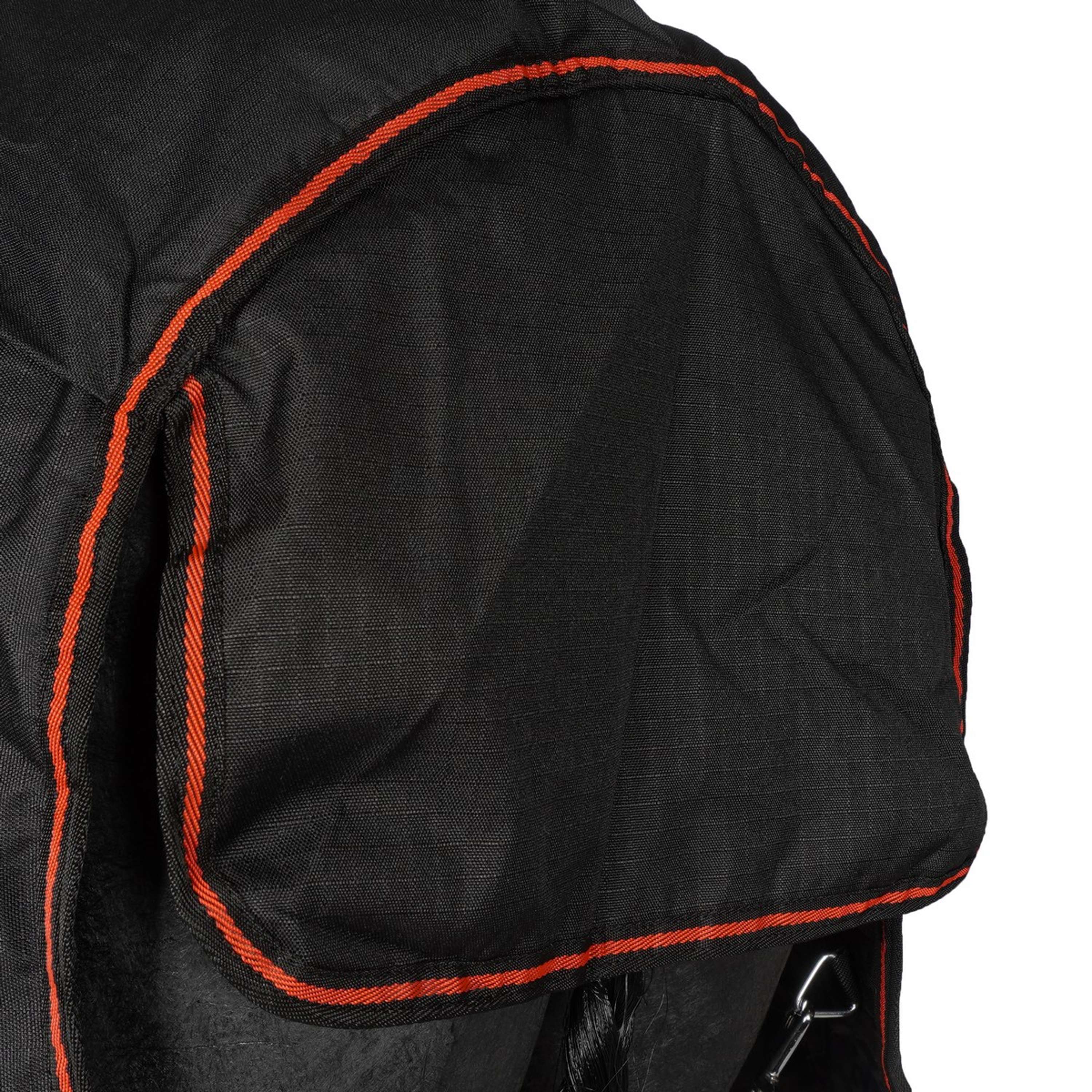 HB Couverture d'Extérieur Model Kentucky avec Couvre-cou Amovible 300g Noir - Image 10