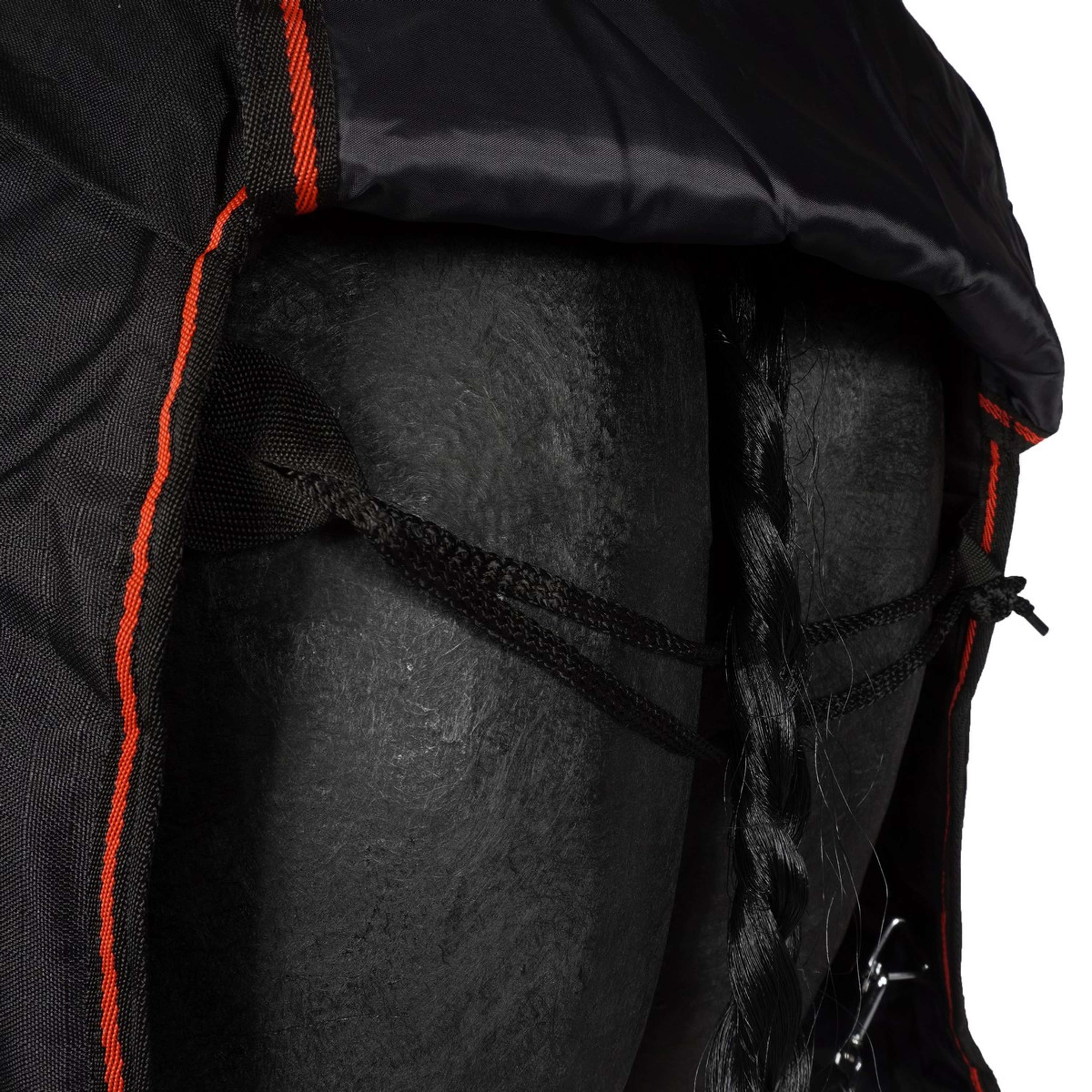 HB Couverture d'Extérieur Model Kentucky avec Couvre-cou Amovible 300g Noir - Image 9