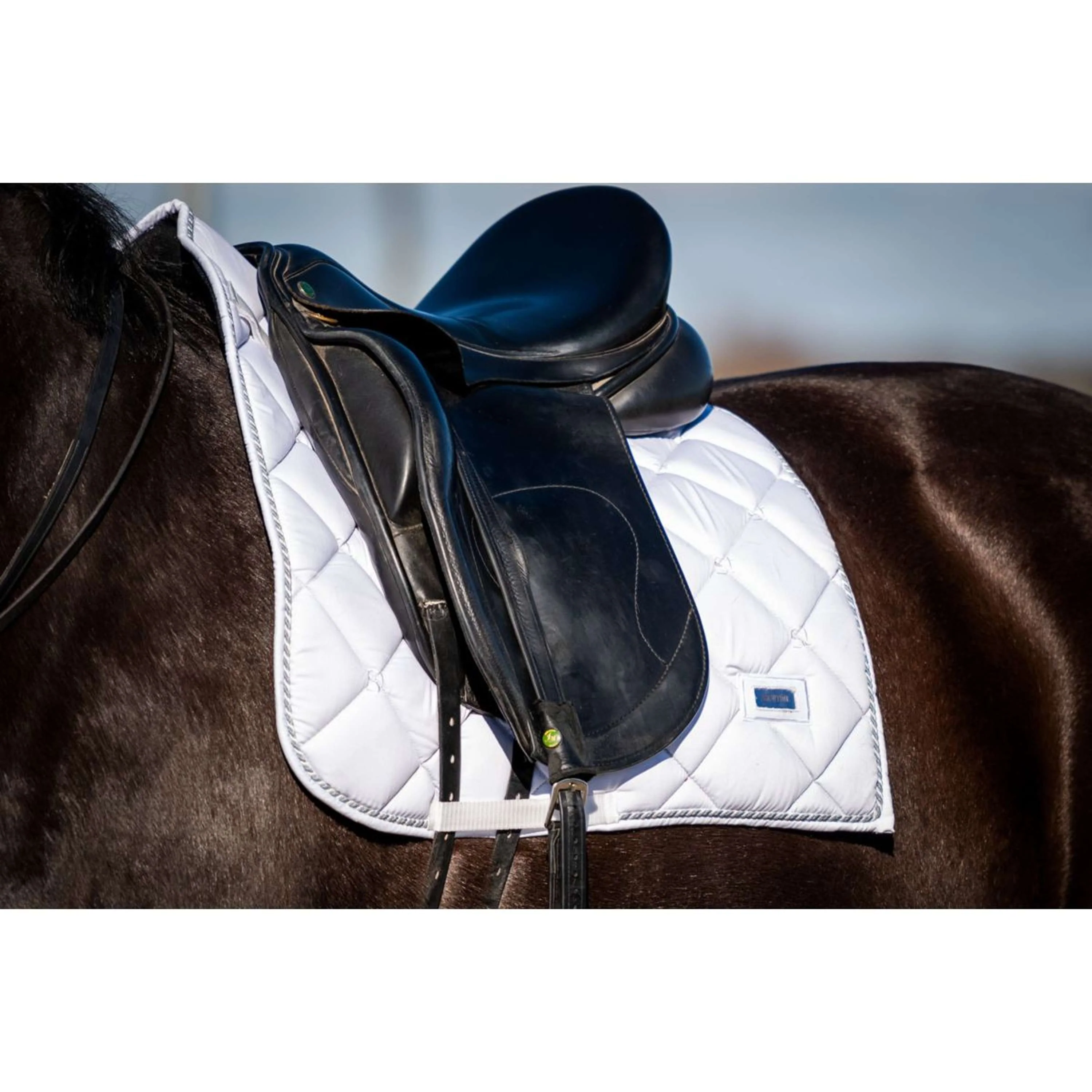 HB Tapis de Selle Crown Dressuur Blanc - Image 10