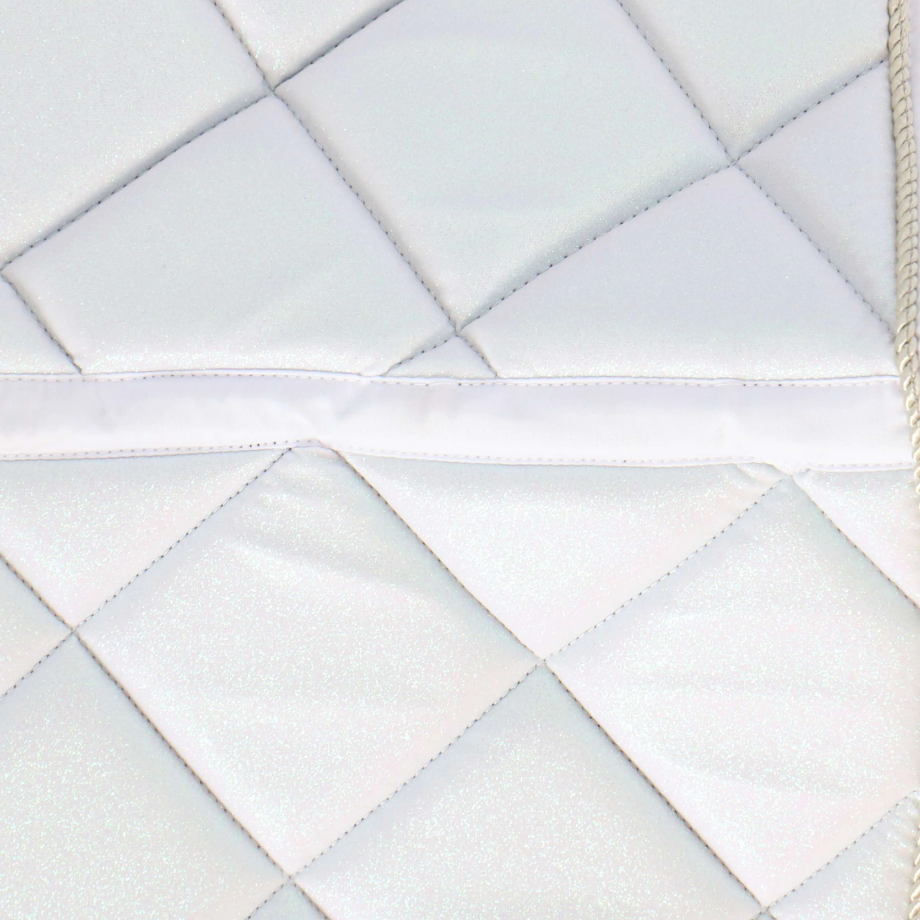 HB Tapis de Selle Sparkling Glitter Dressage Blanc - Image 6
