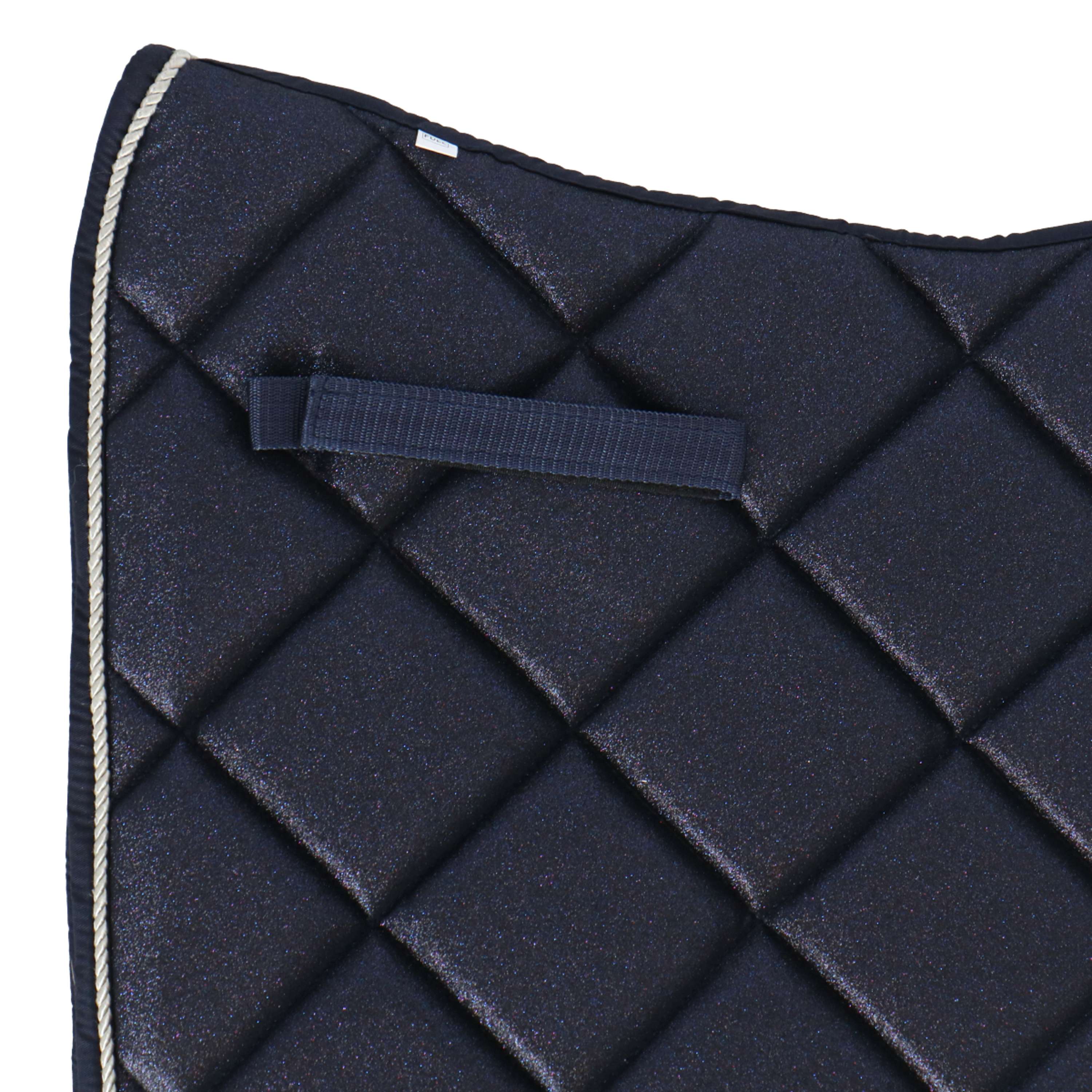 HB Tapis de Selle Sparkling Glitter Dressage Marin - Image 3