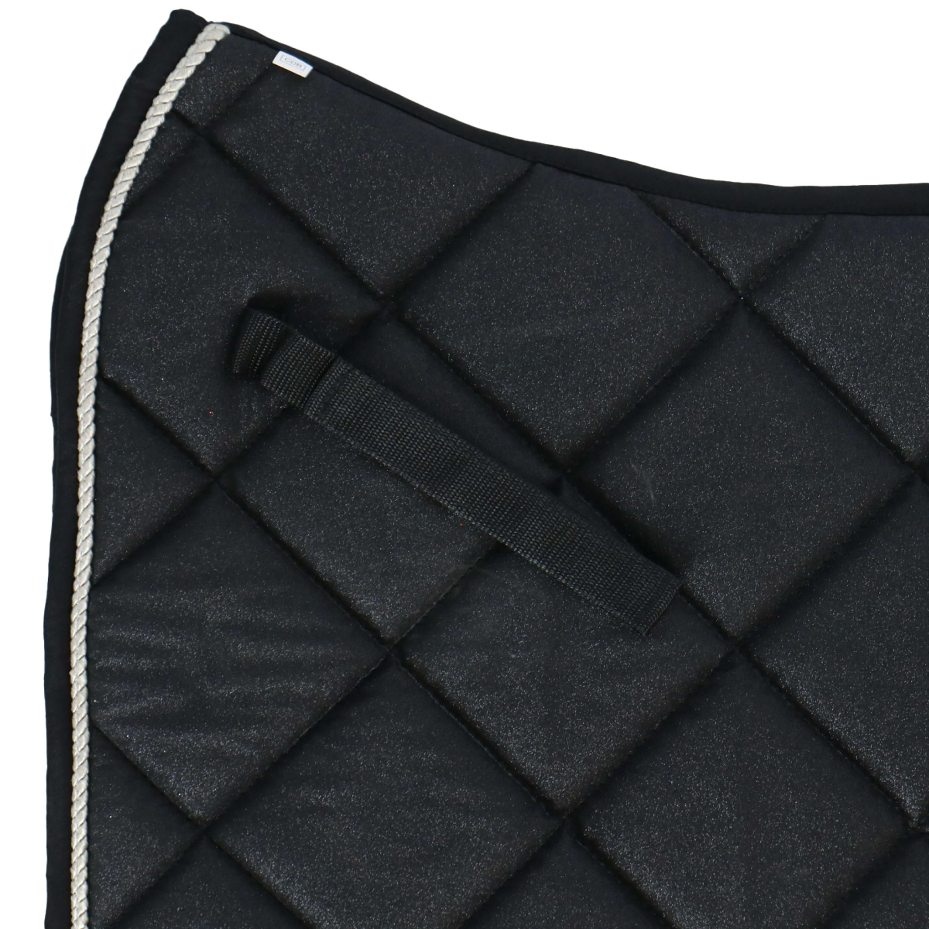 HB Tapis de Selle Sparkling Glitter Dressage Noir - Image 3