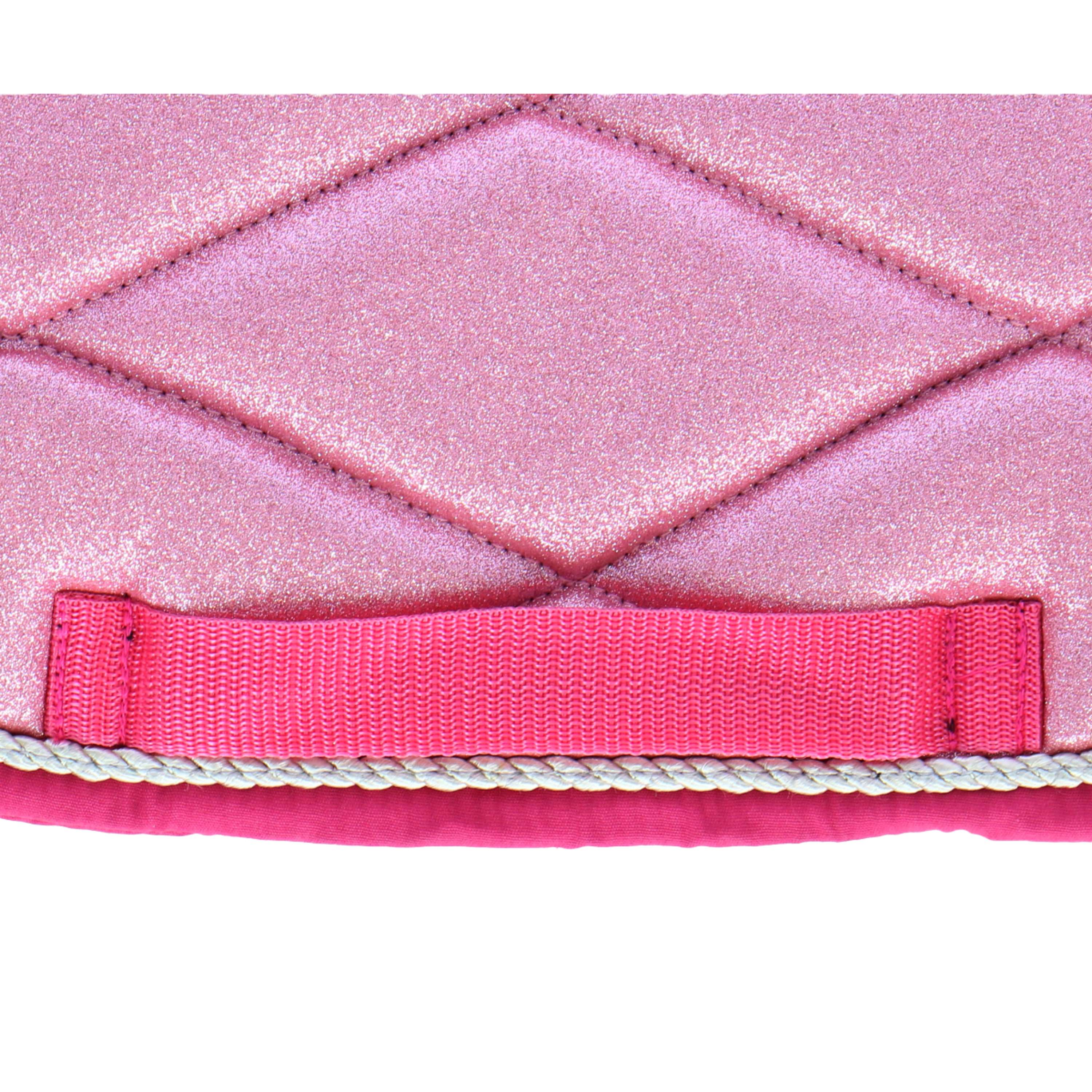 HB Tapis de Selle Sparkling Glitter Shetland Rose - Image 4