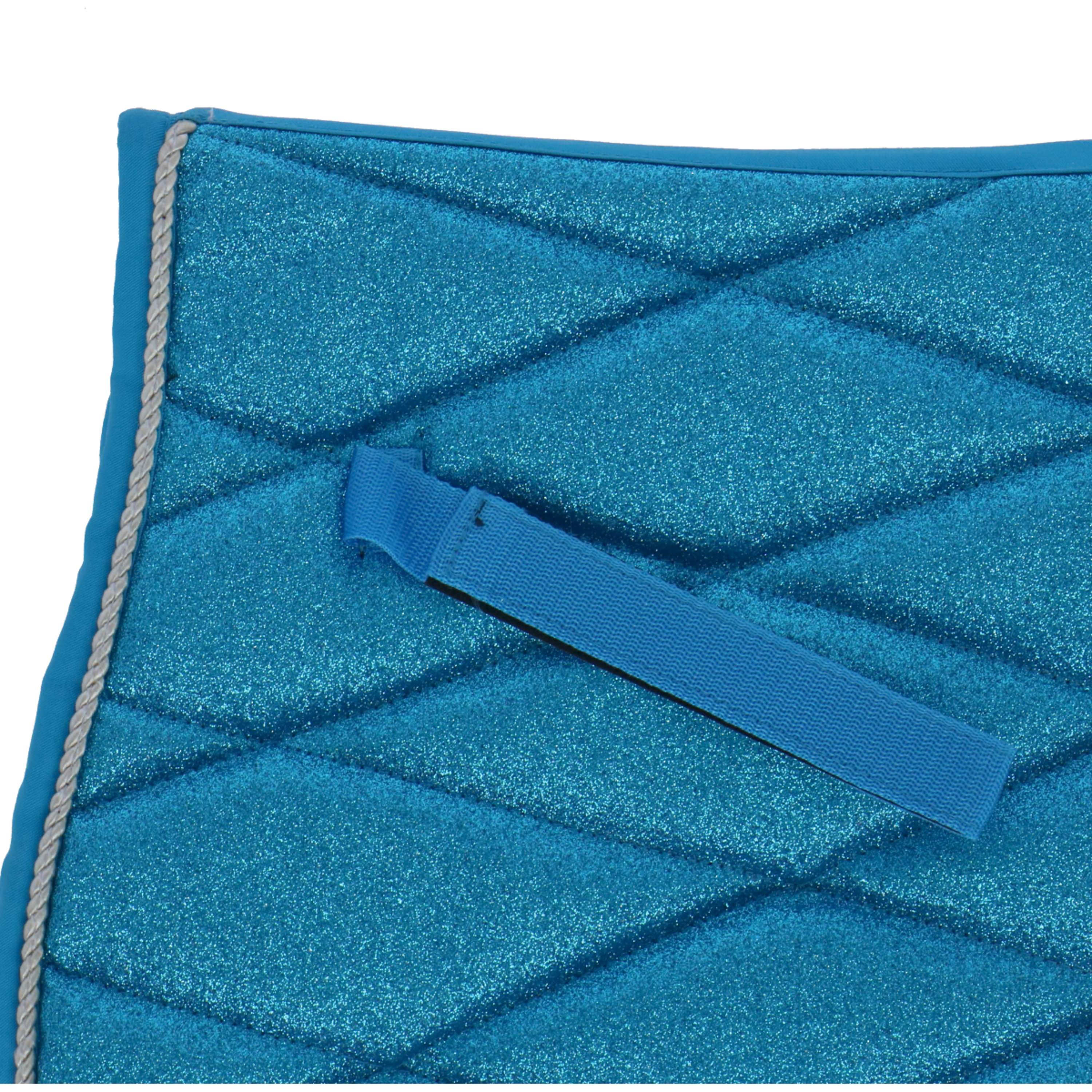 HB Tapis de Selle Sparkling Glitter Shetland Sea Blue - Image 3