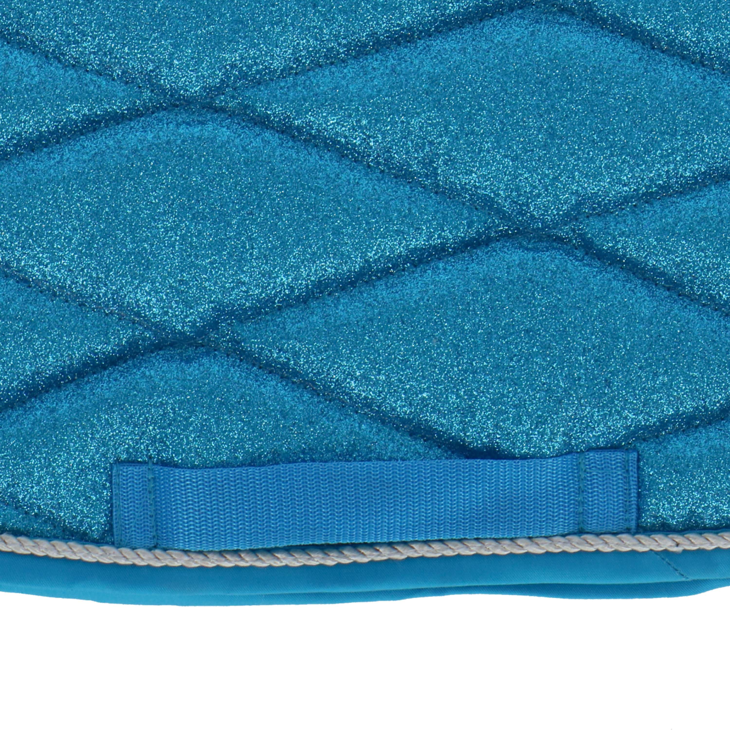 HB Tapis de Selle Sparkling Glitter Shetland Sea Blue - Image 4