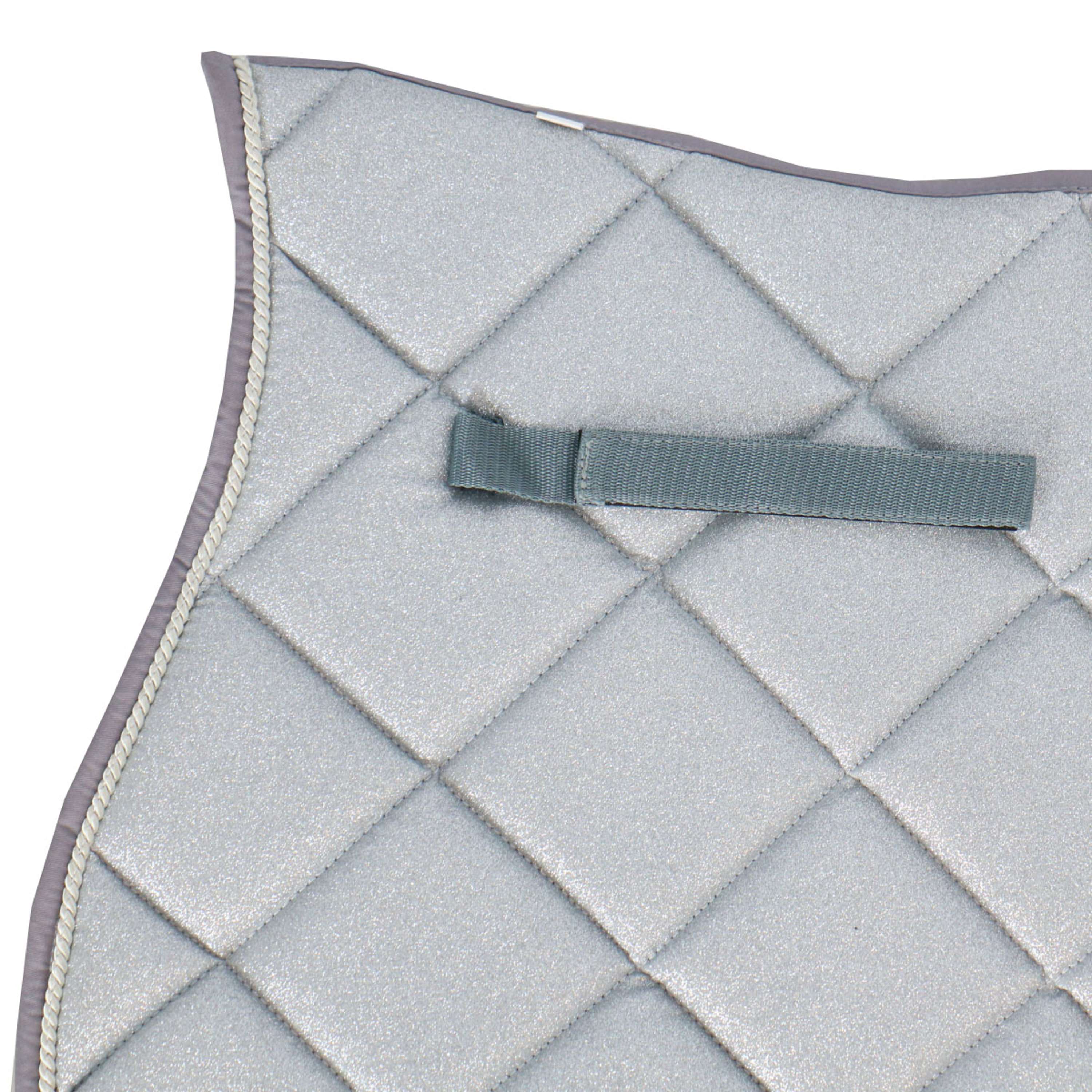 HB Tapis de Selle Sparkling Glitter Sauter Argent - Image 3