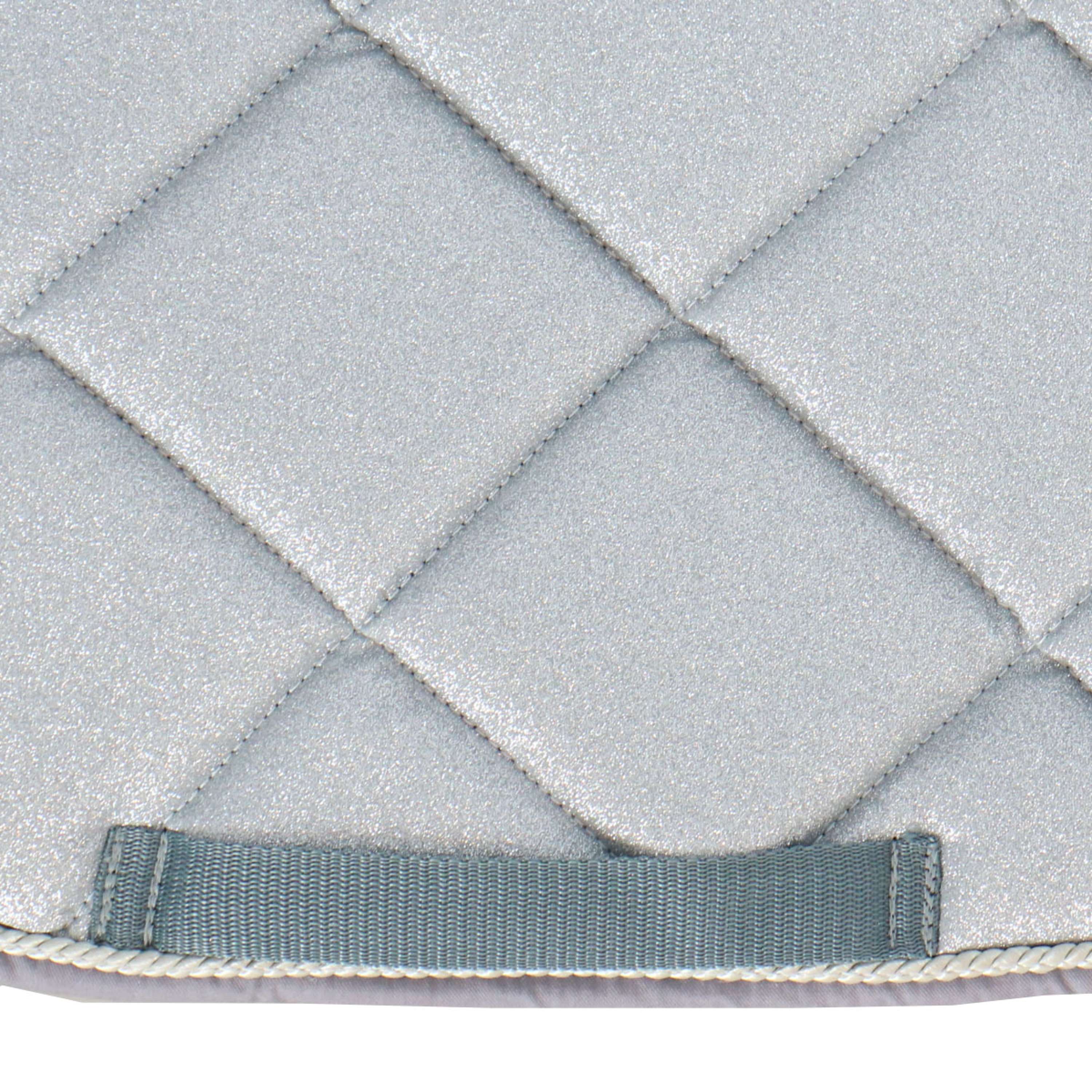 HB Tapis de Selle Sparkling Glitter Sauter Argent - Image 4