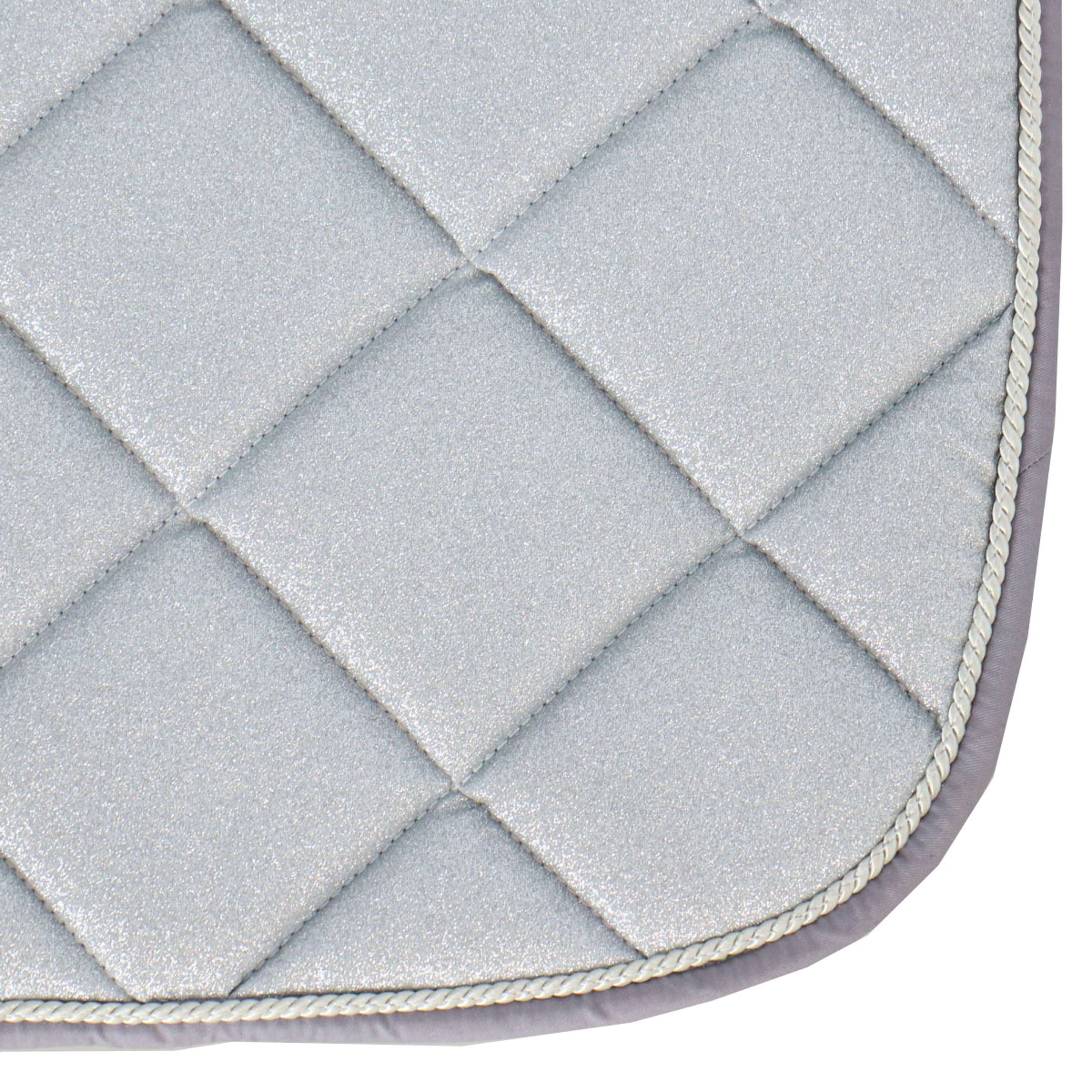 HB Tapis de Selle Sparkling Glitter Sauter Argent - Image 5