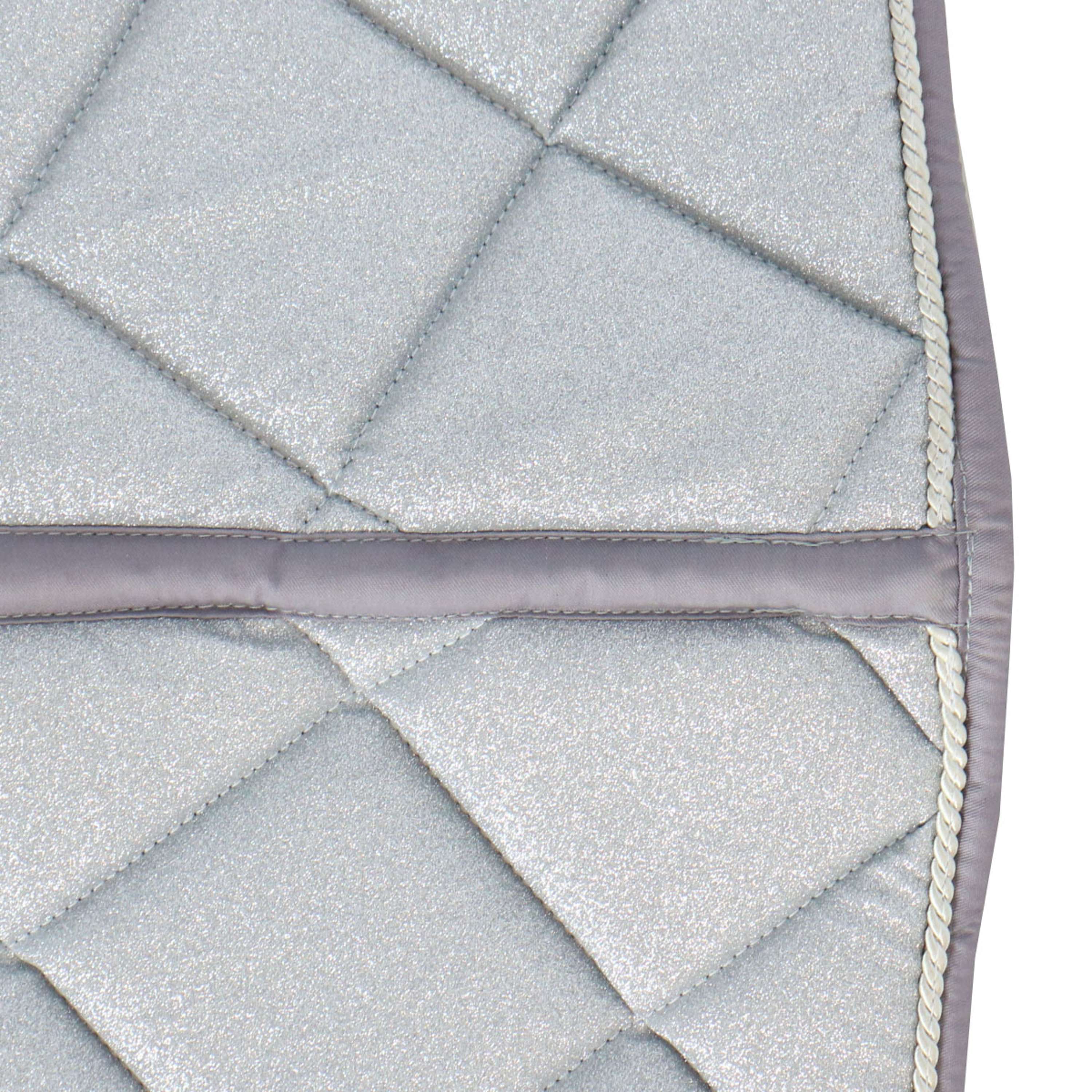 HB Tapis de Selle Sparkling Glitter Sauter Argent - Image 6