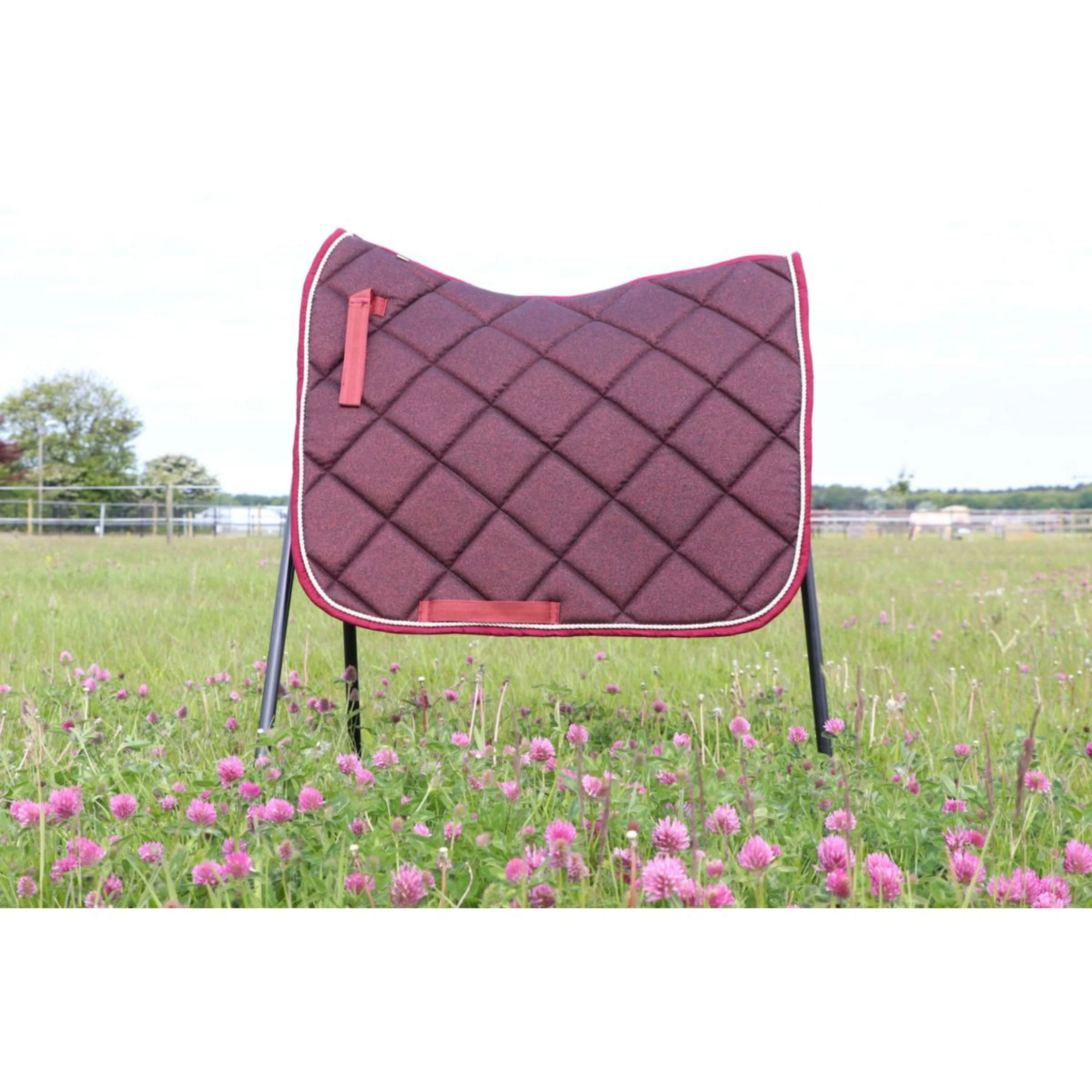 HB Tapis de Selle Sparkling Glitter Sauter Bordeaux - Image 2
