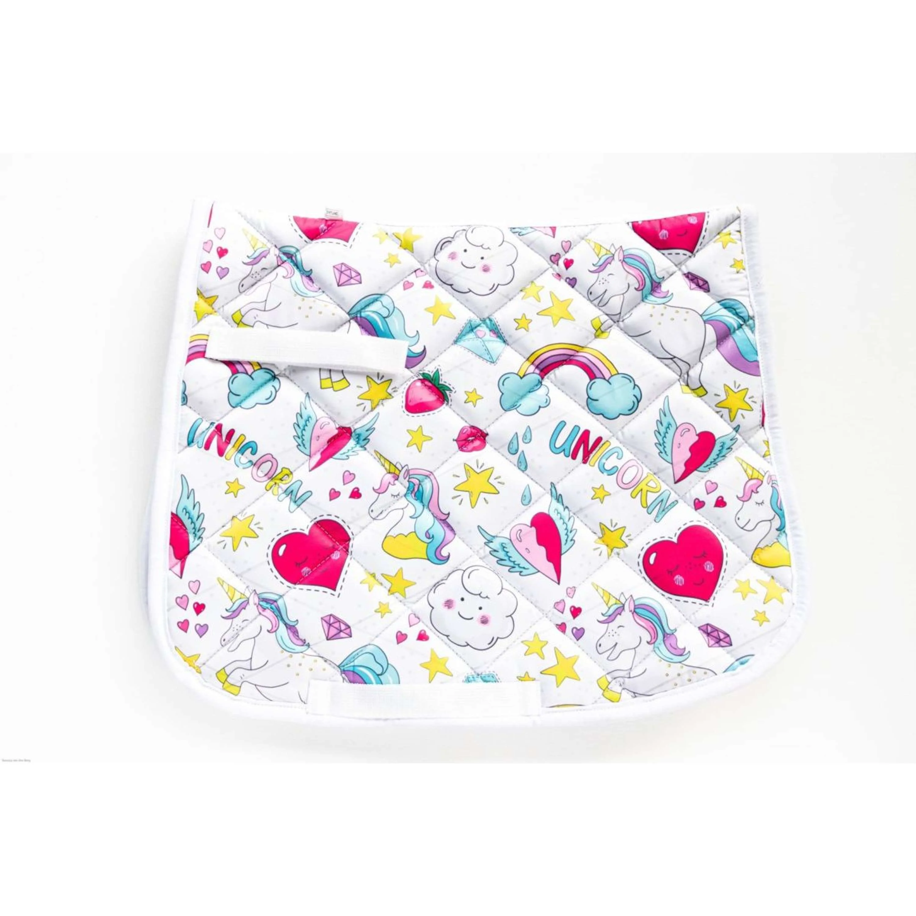 HB Tapis de Selle Unicorn Cartoon Impression Blanche - Image 7