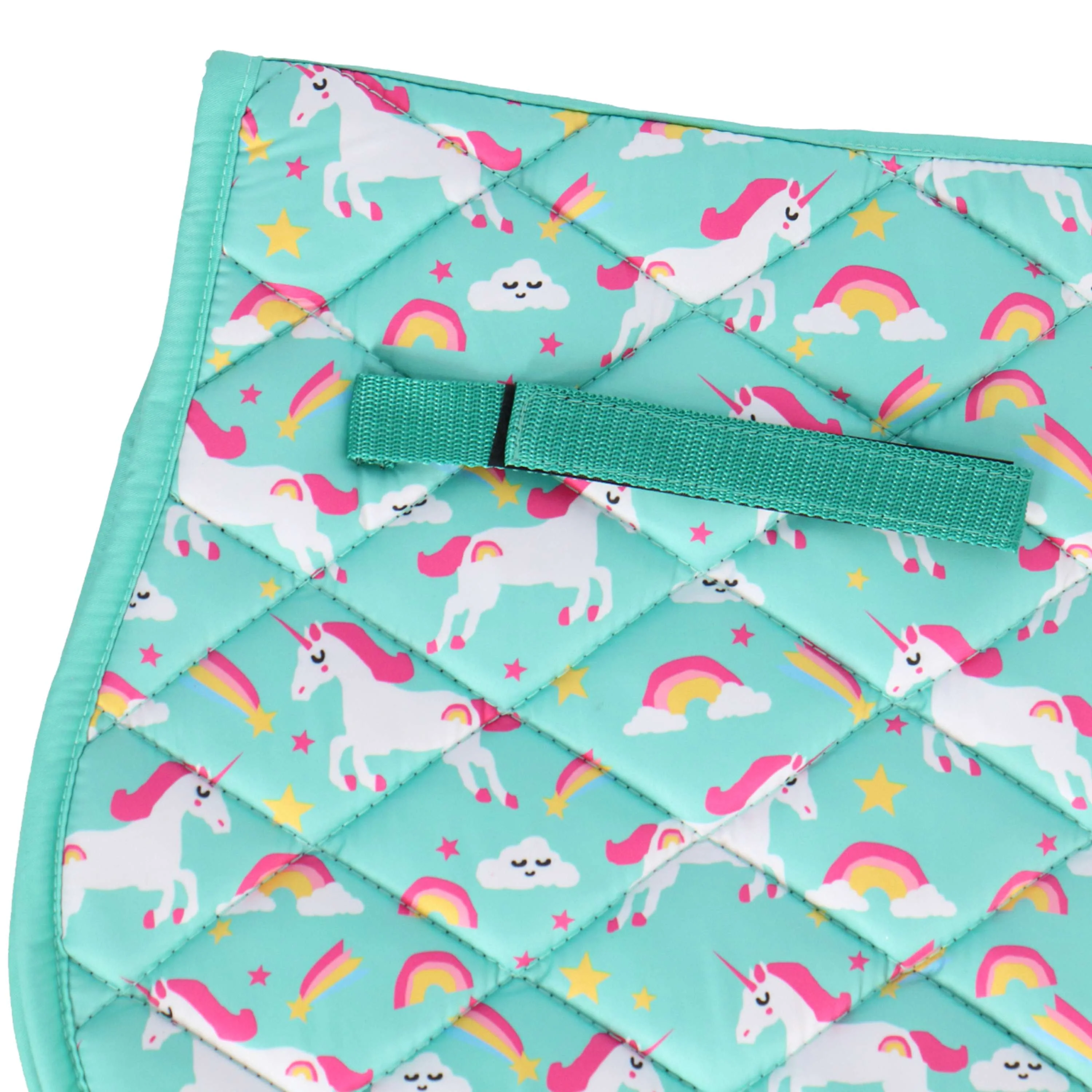 HB Tapis de Selle Unicorn Shetland Vert menthe - Image 3