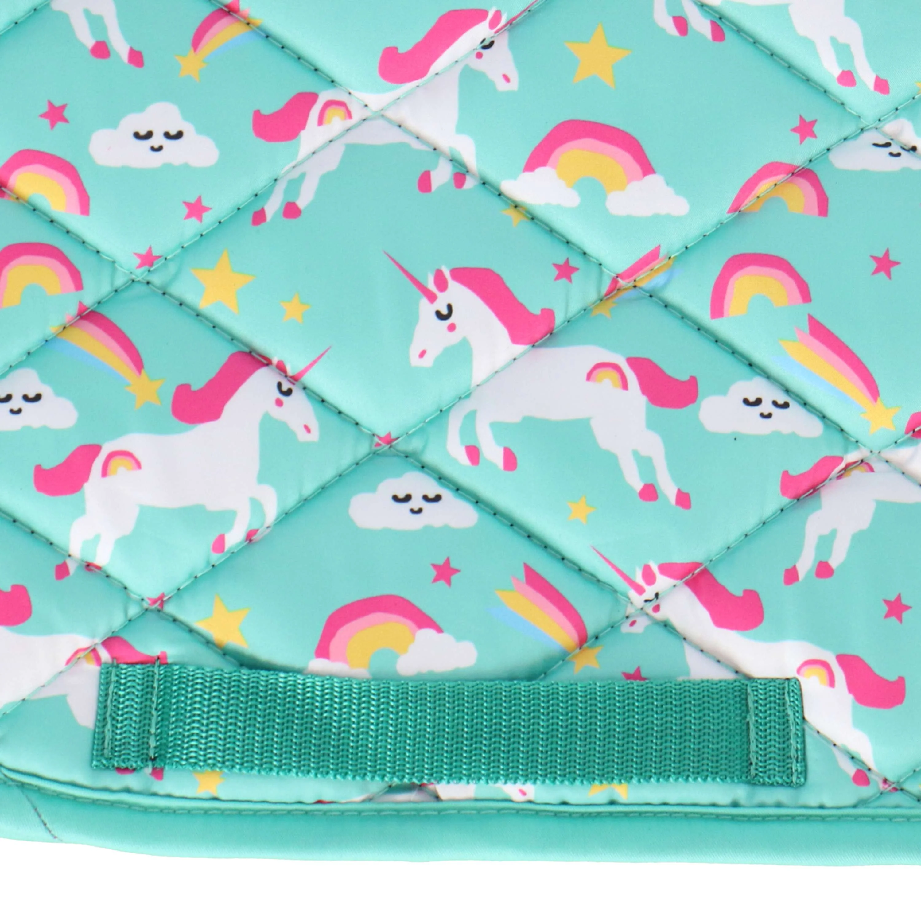 HB Tapis de Selle Unicorn Shetland Vert menthe - Image 4