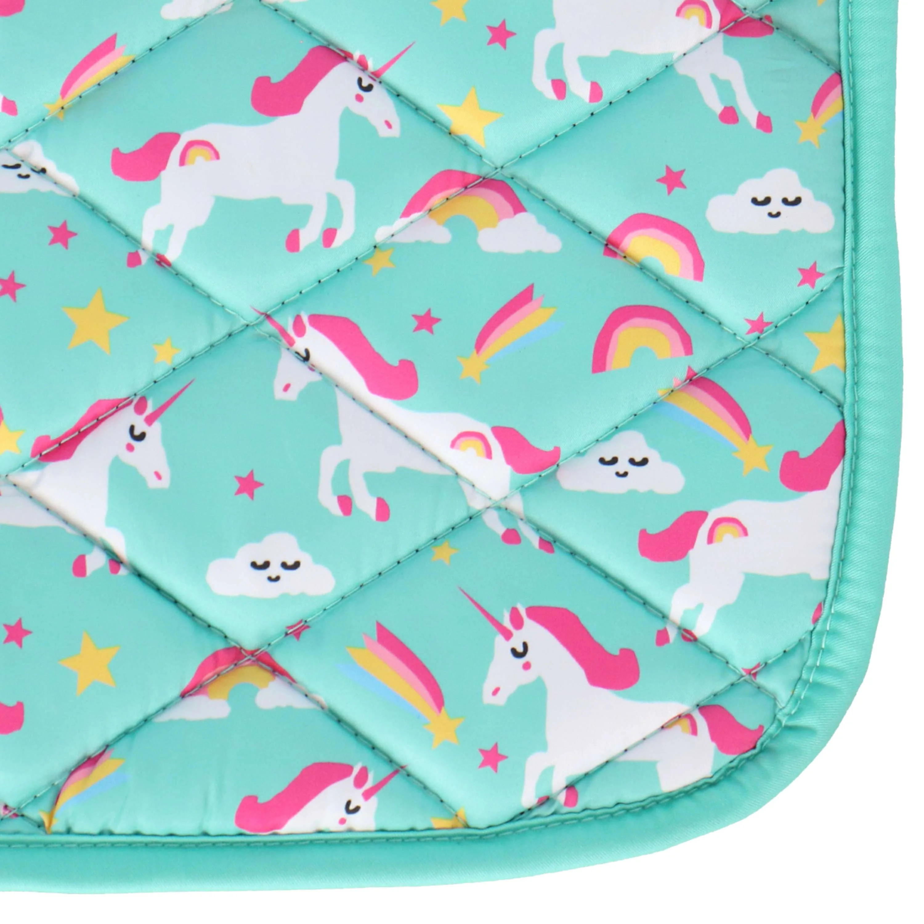 HB Tapis de Selle Unicorn Shetland Vert menthe - Image 5