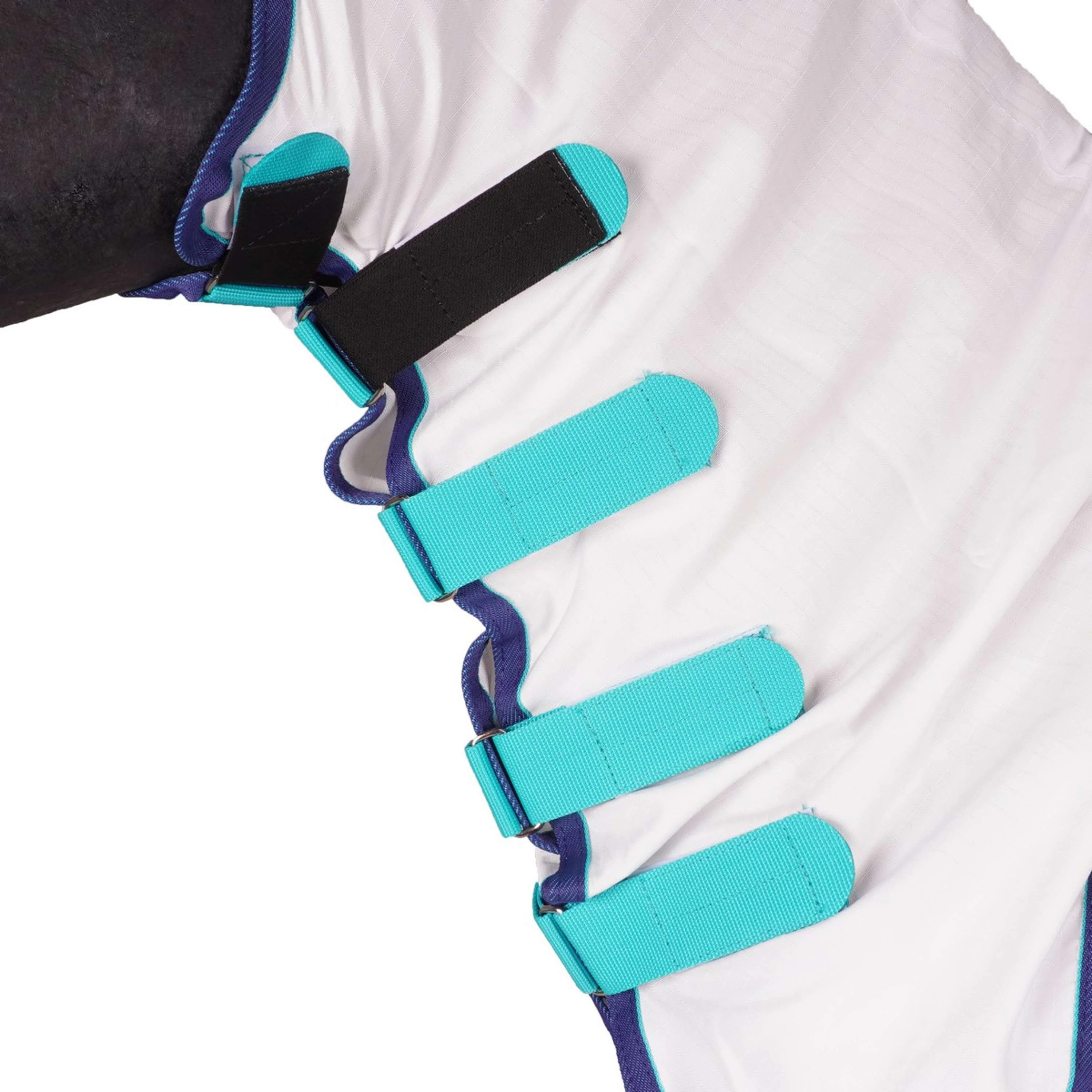Highlander Plus by Shires Couverture Eczema Sweet-Itch Combo Blanc - Image 5