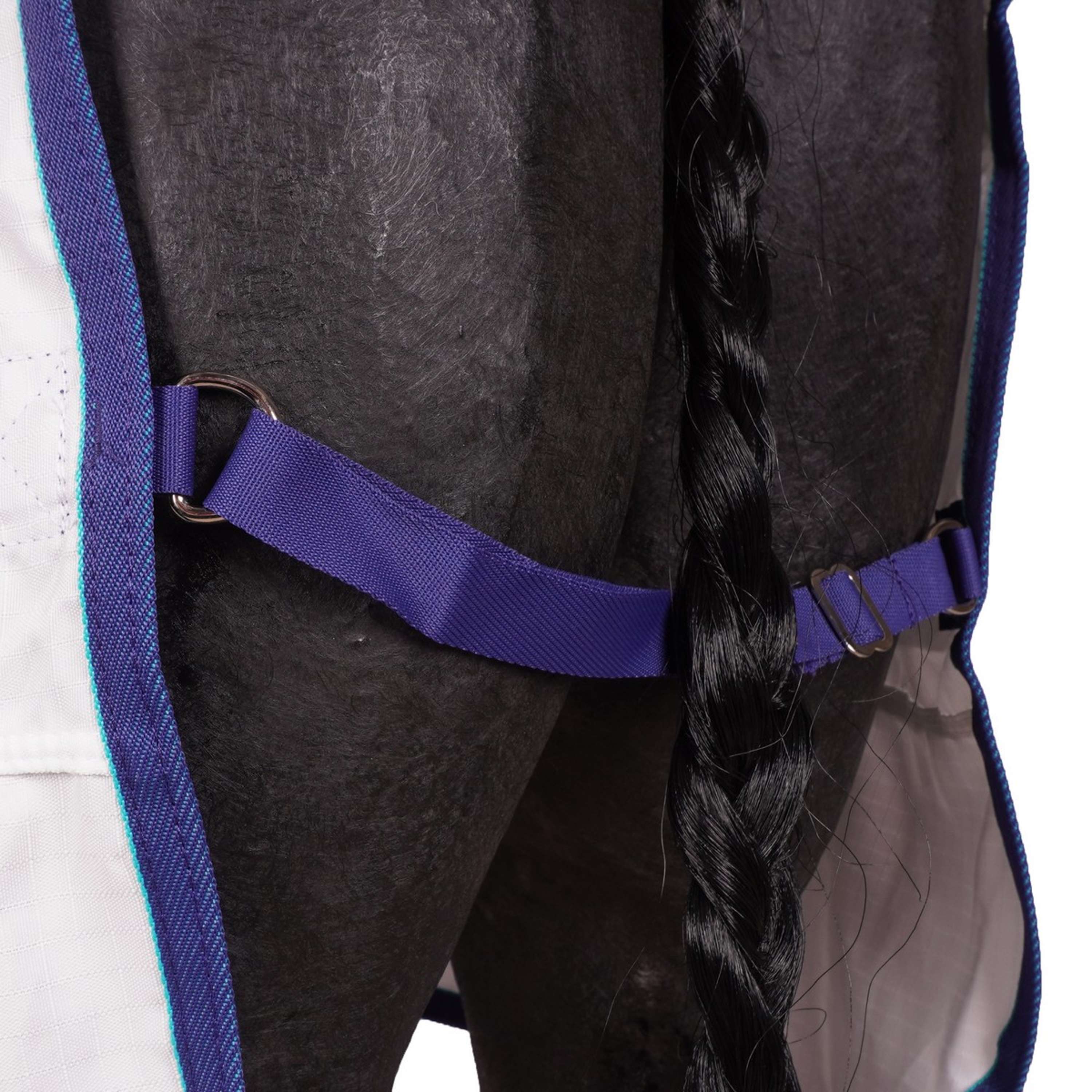 Highlander Plus by Shires Couverture Eczema Sweet-Itch Combo Blanc - Image 8