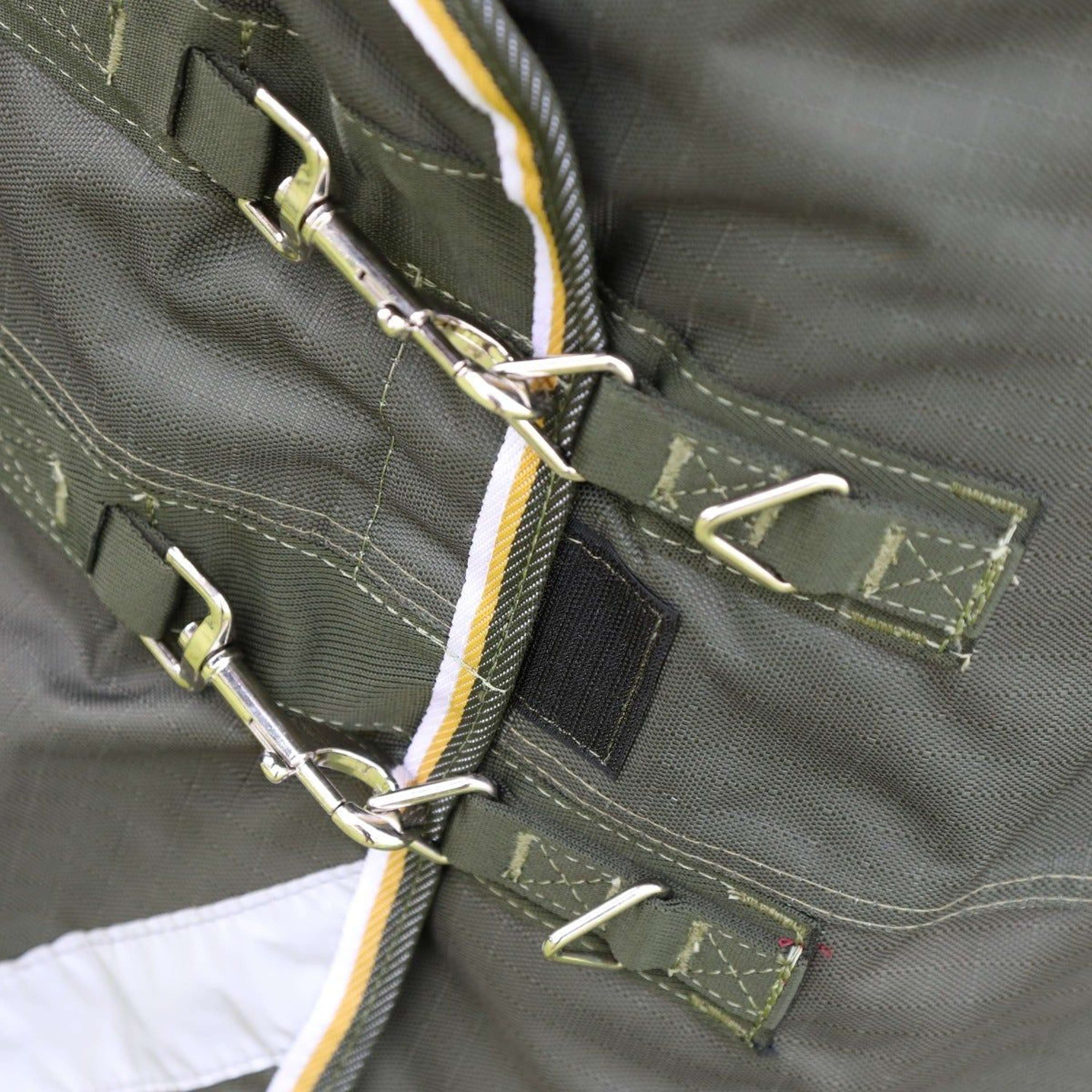 Highlander Plus by Shires Couverture Imperméable Turnout 50g Vert - Image 4