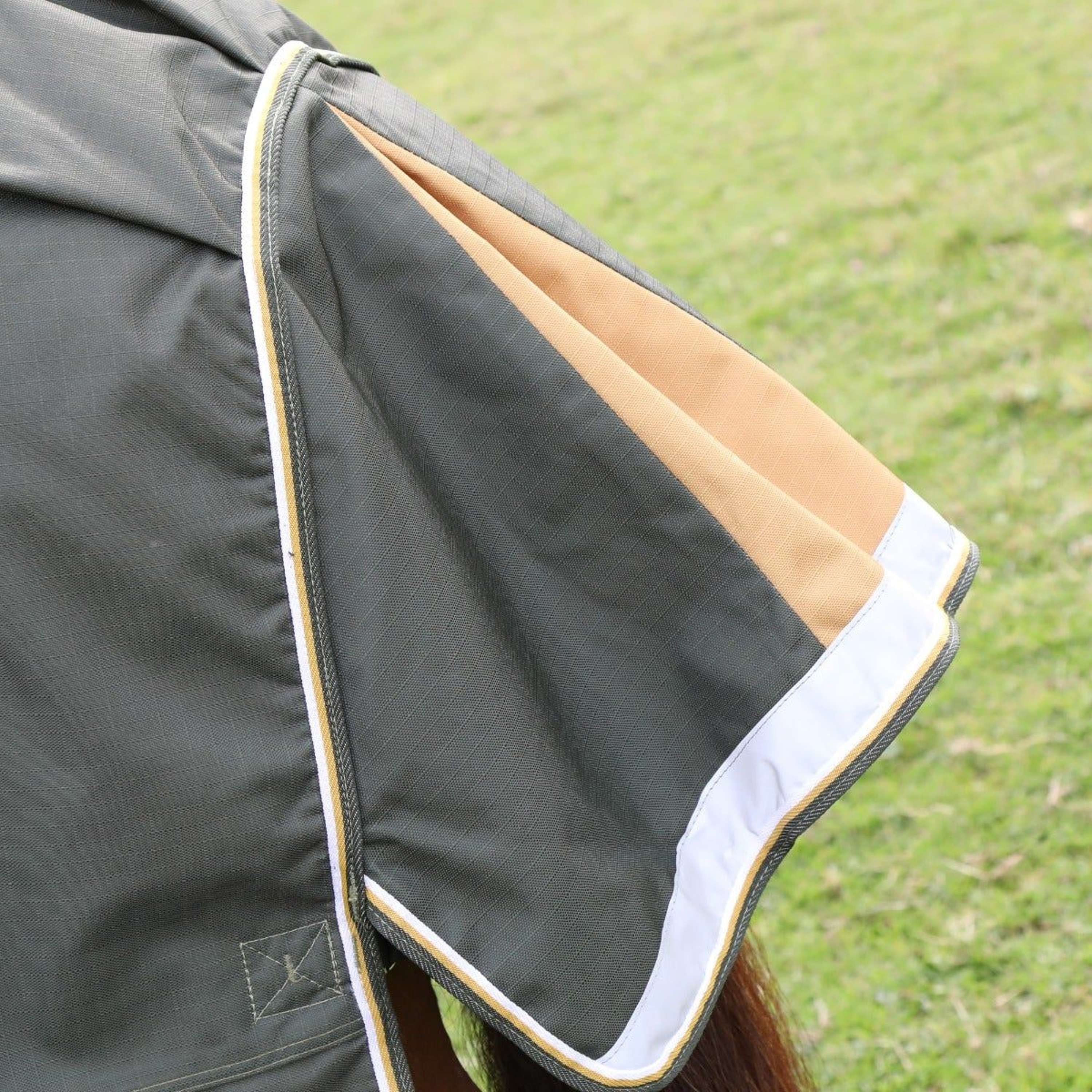 Highlander Plus by Shires Couverture Imperméable Turnout 50g Vert - Image 5