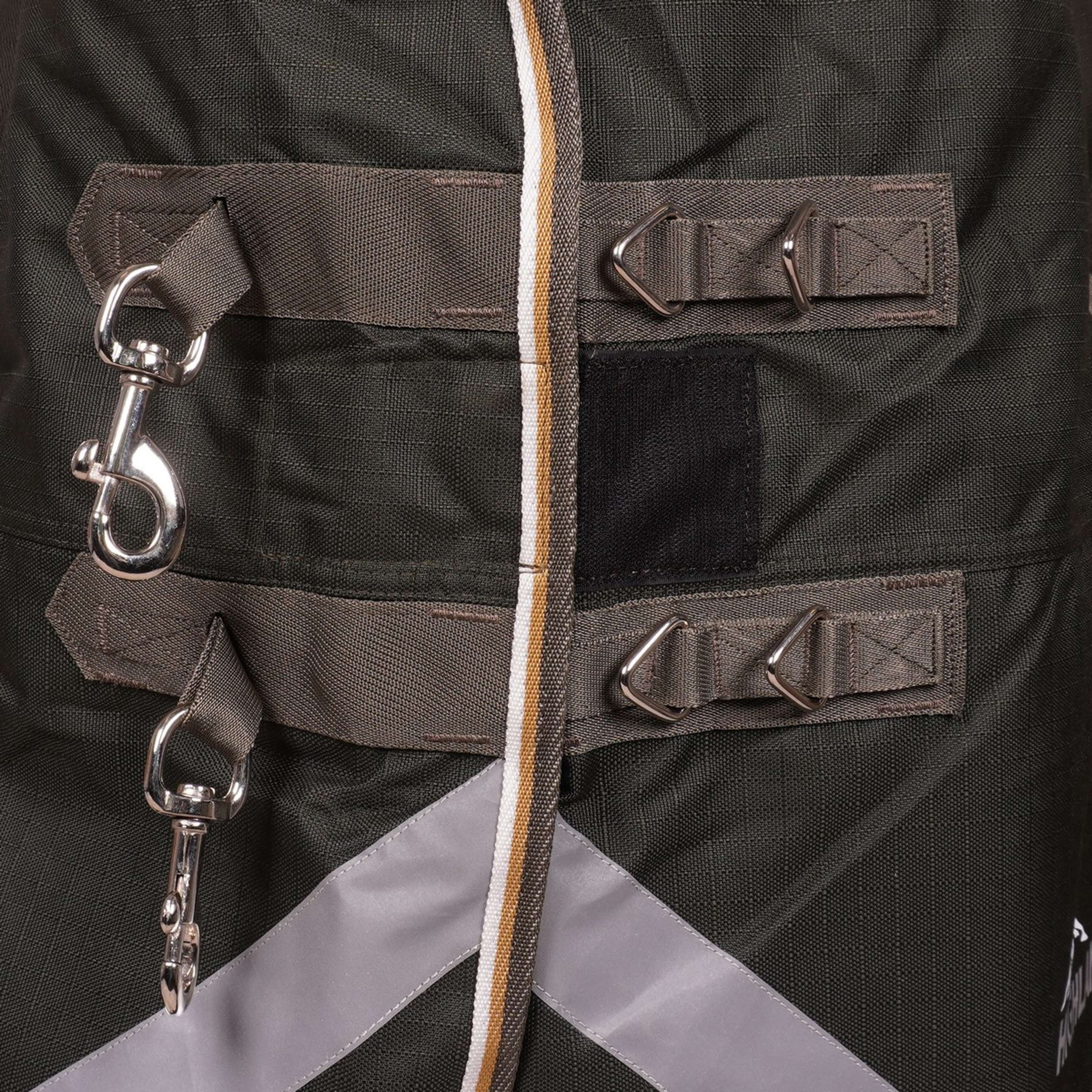 Highlander Plus by Shires Couverture Imperméable Turnout 50g Vert - Image 7