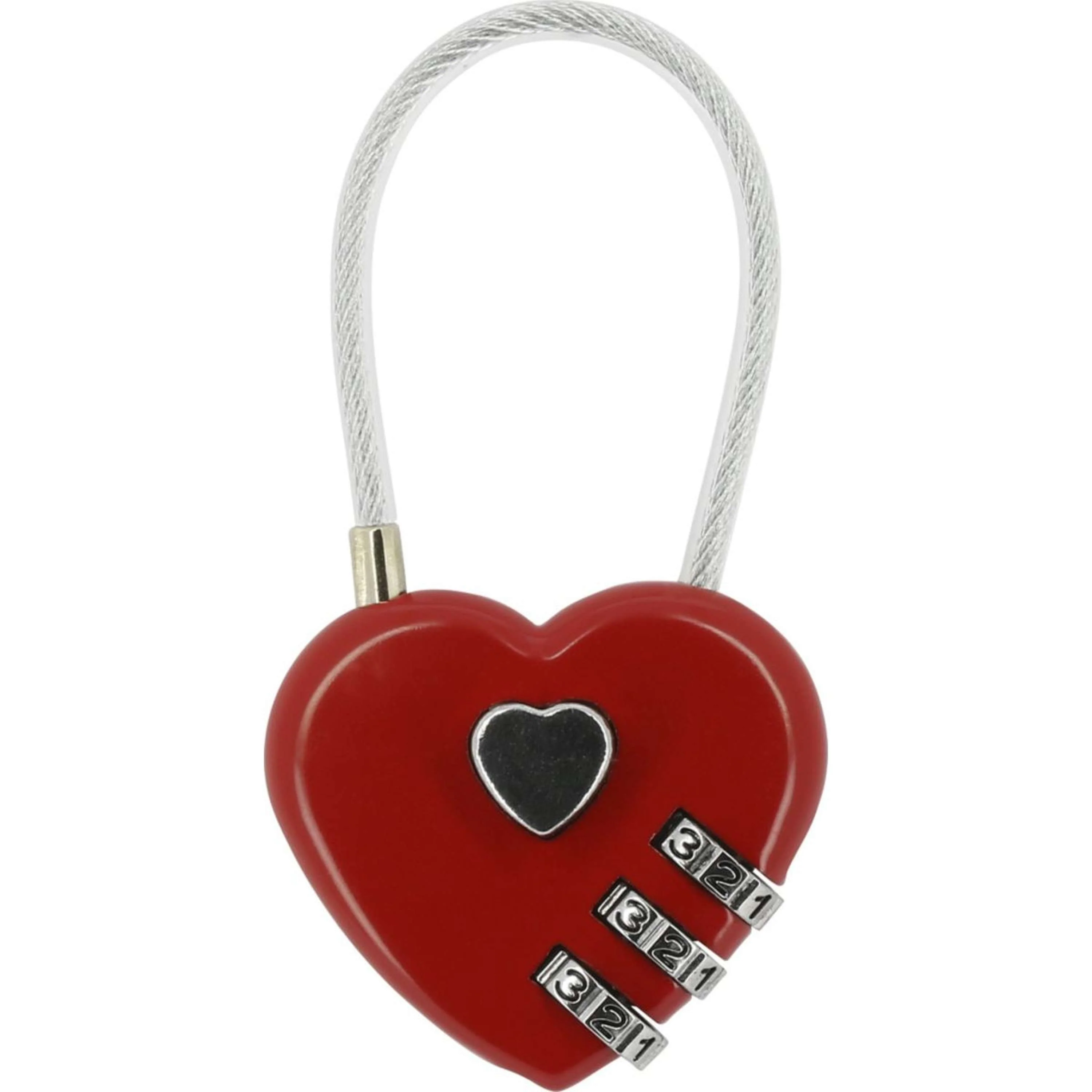 Hippotonic Boîte de Pansage Padlock Cœur Rouge - Image 2