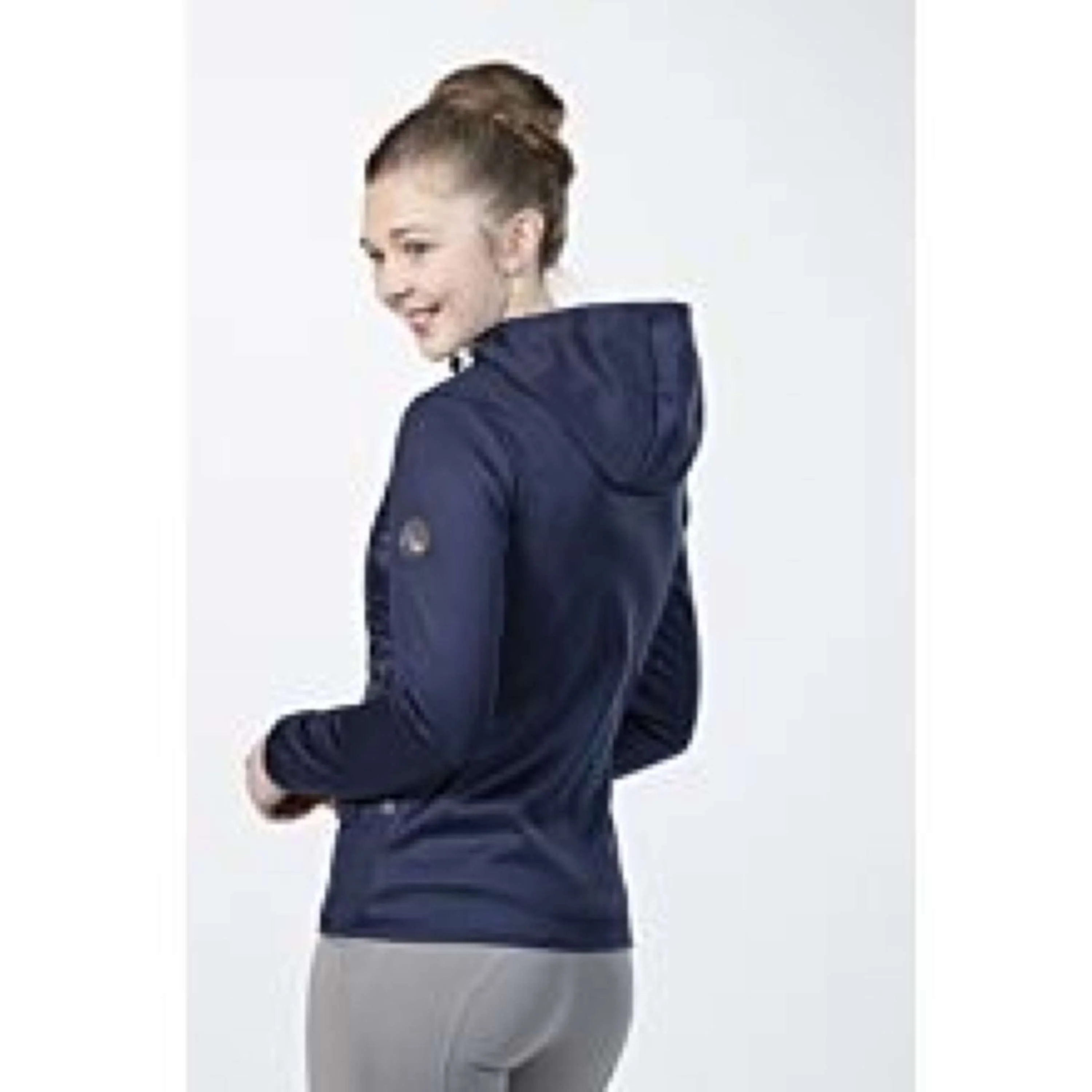 HKM Blouson de Sport Style Bleu Foncé - Image 3