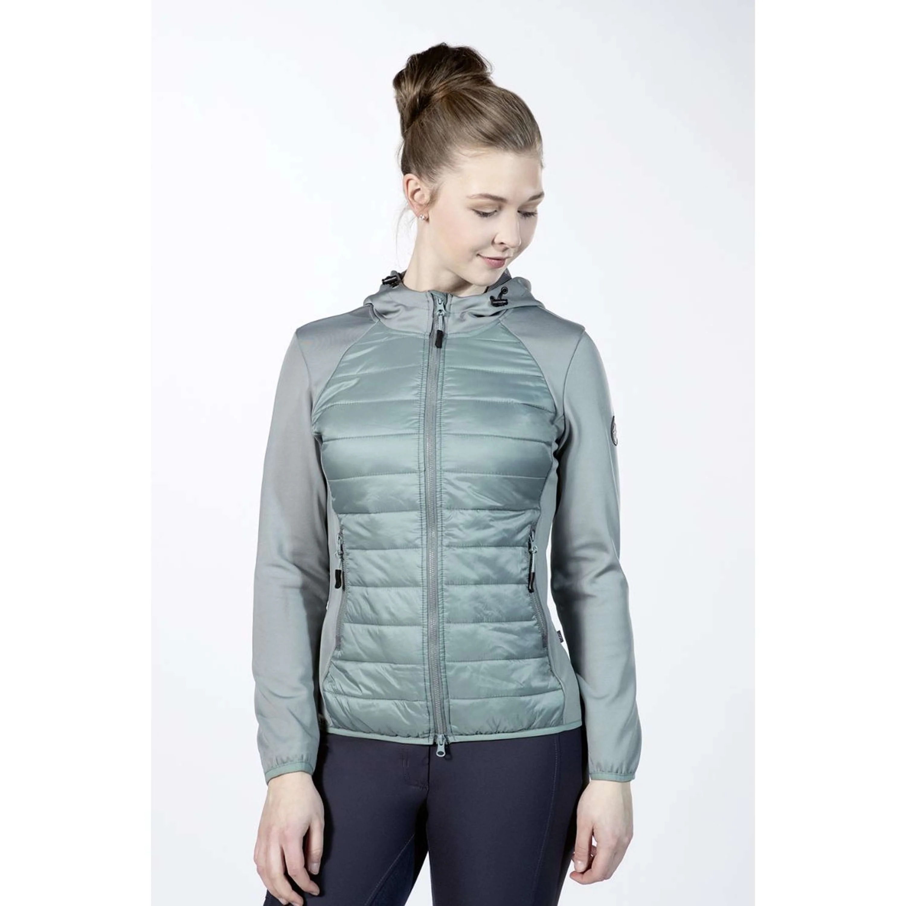 HKM Blouson de Sport Style Vin rouge - Image 2