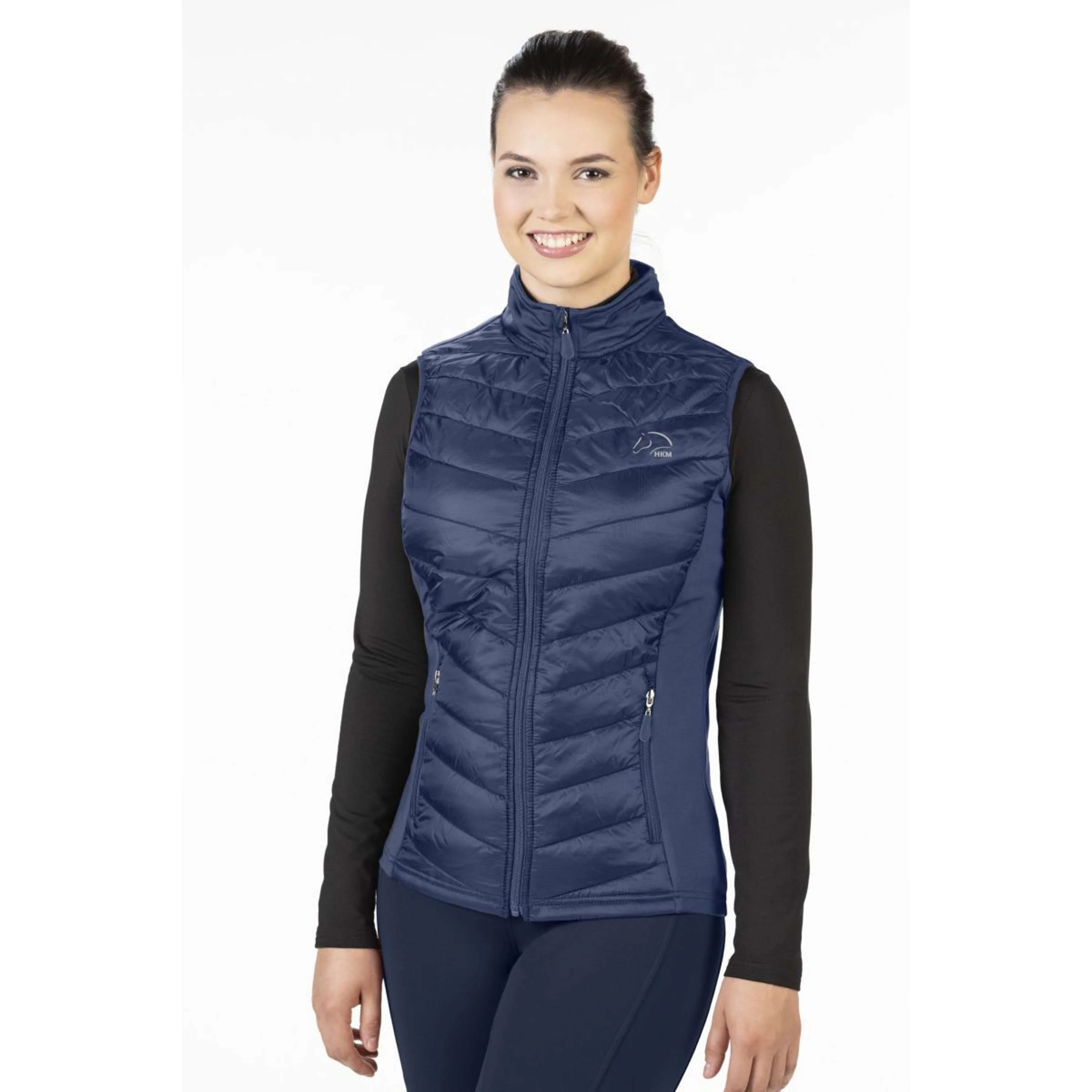 HKM Bodychauffant Jersey Basel Bleu Foncé - Image 2