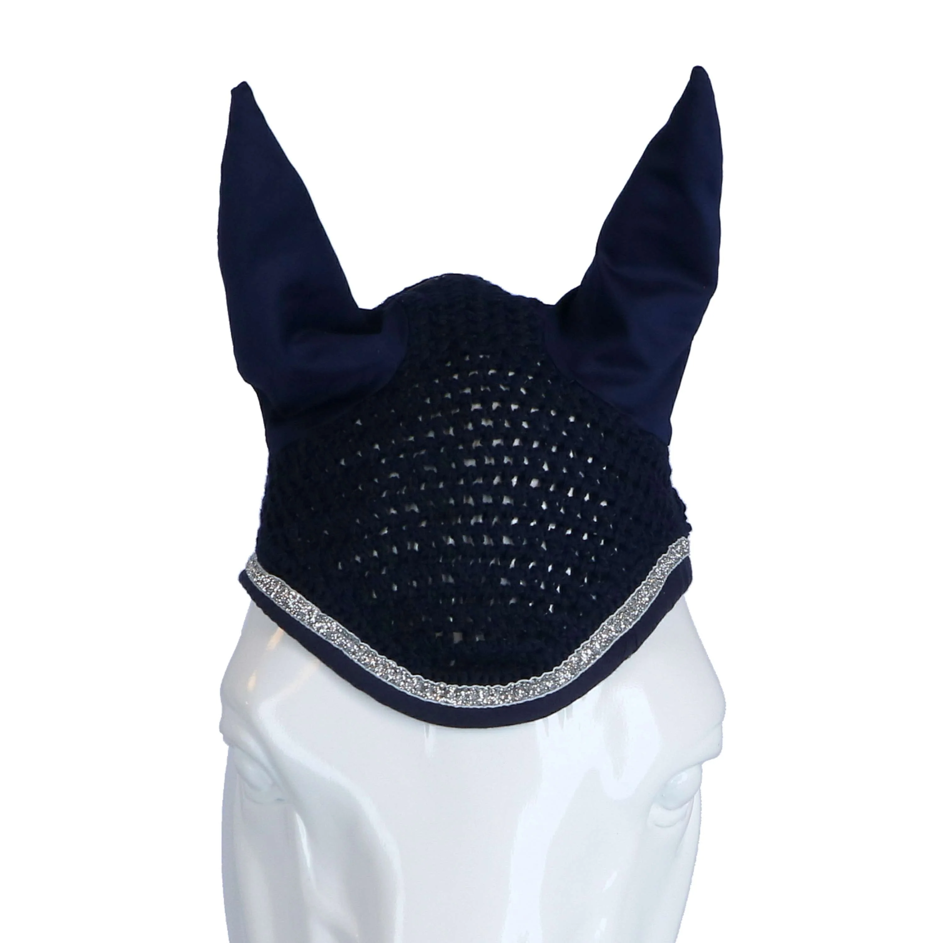 HKM Bonnet Anti-Mouches Romy Bleu Foncé - Image 2