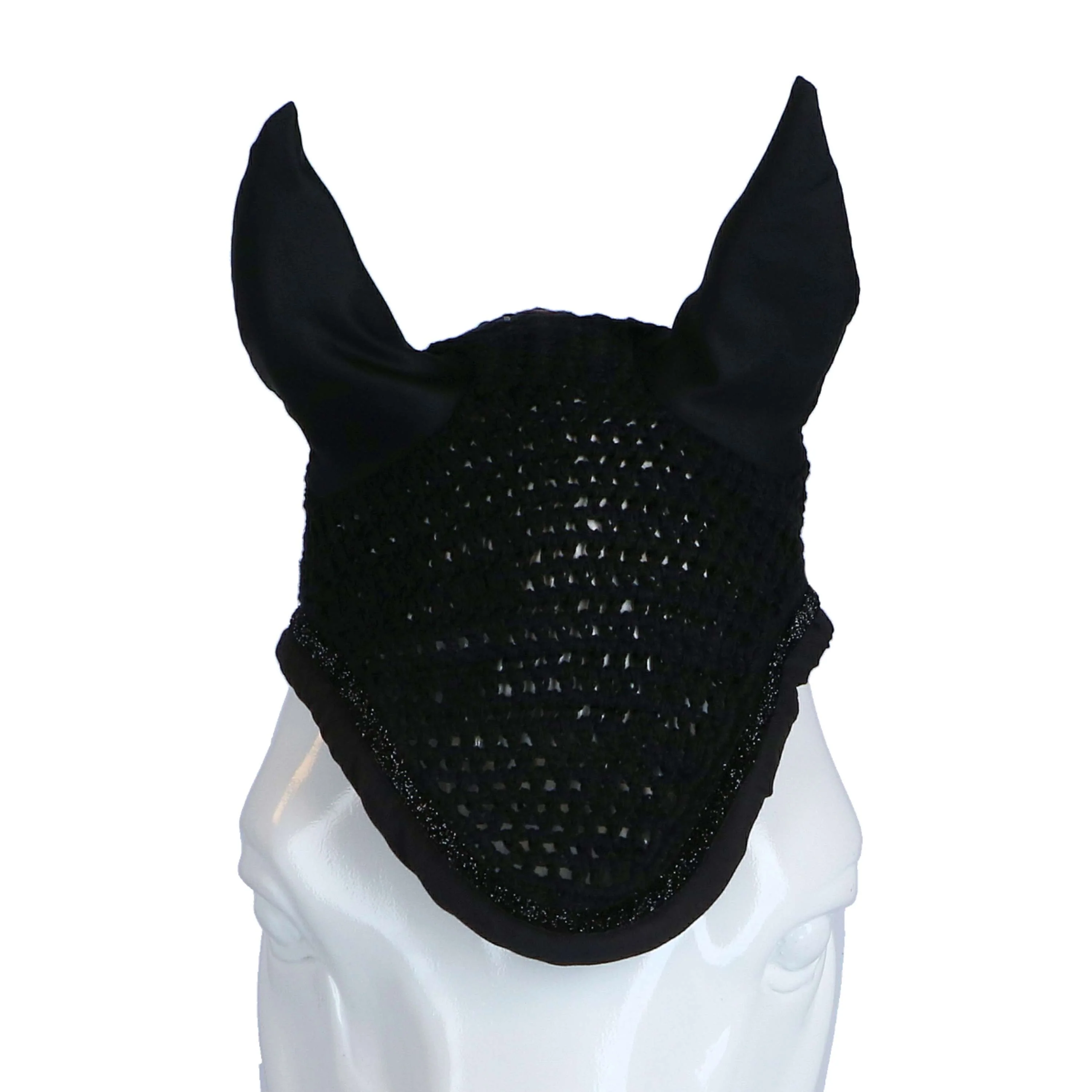 HKM Bonnet Anti-Mouches Romy Noir - Image 2