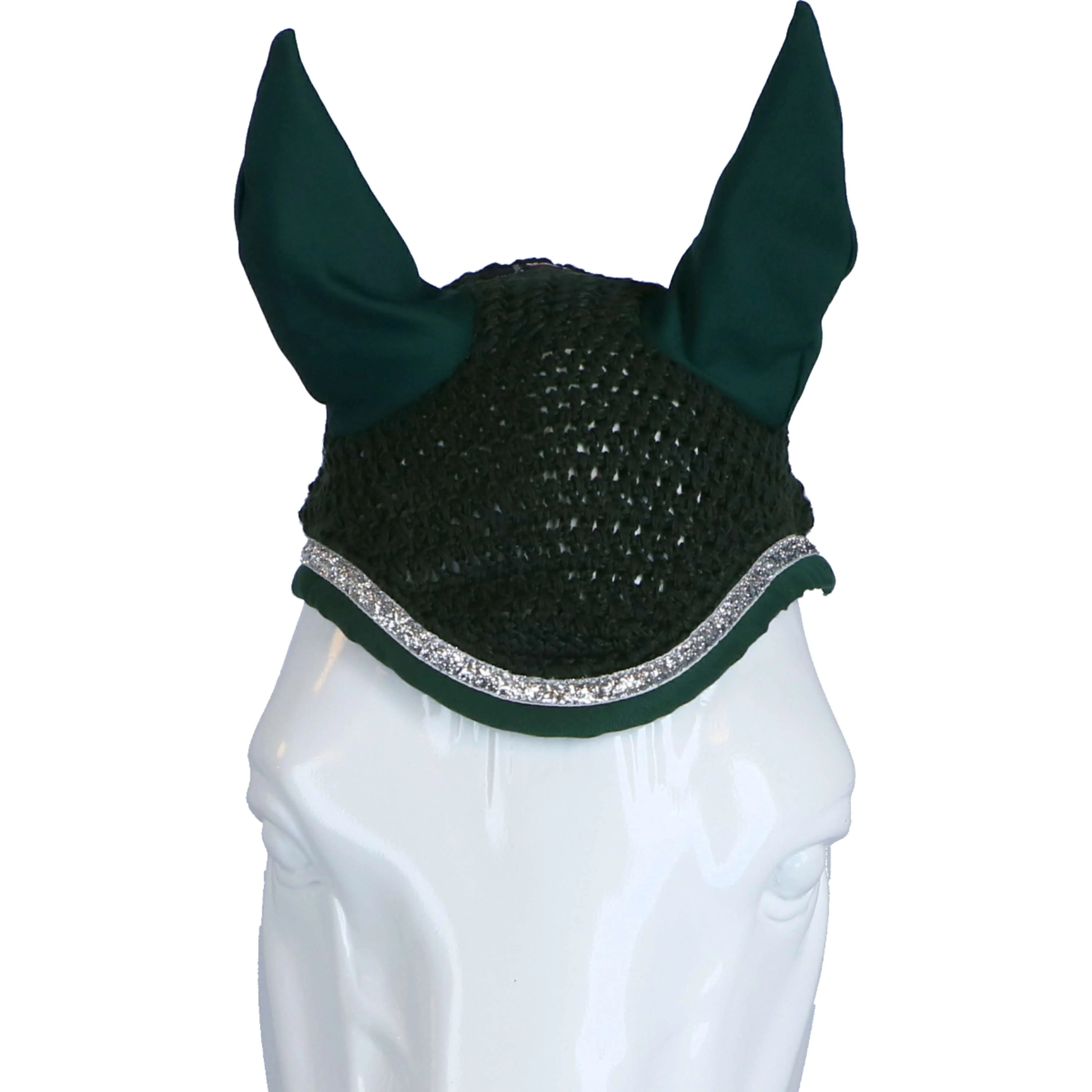 HKM Bonnet Anti-Mouches Romy Vert Foncé - Image 2