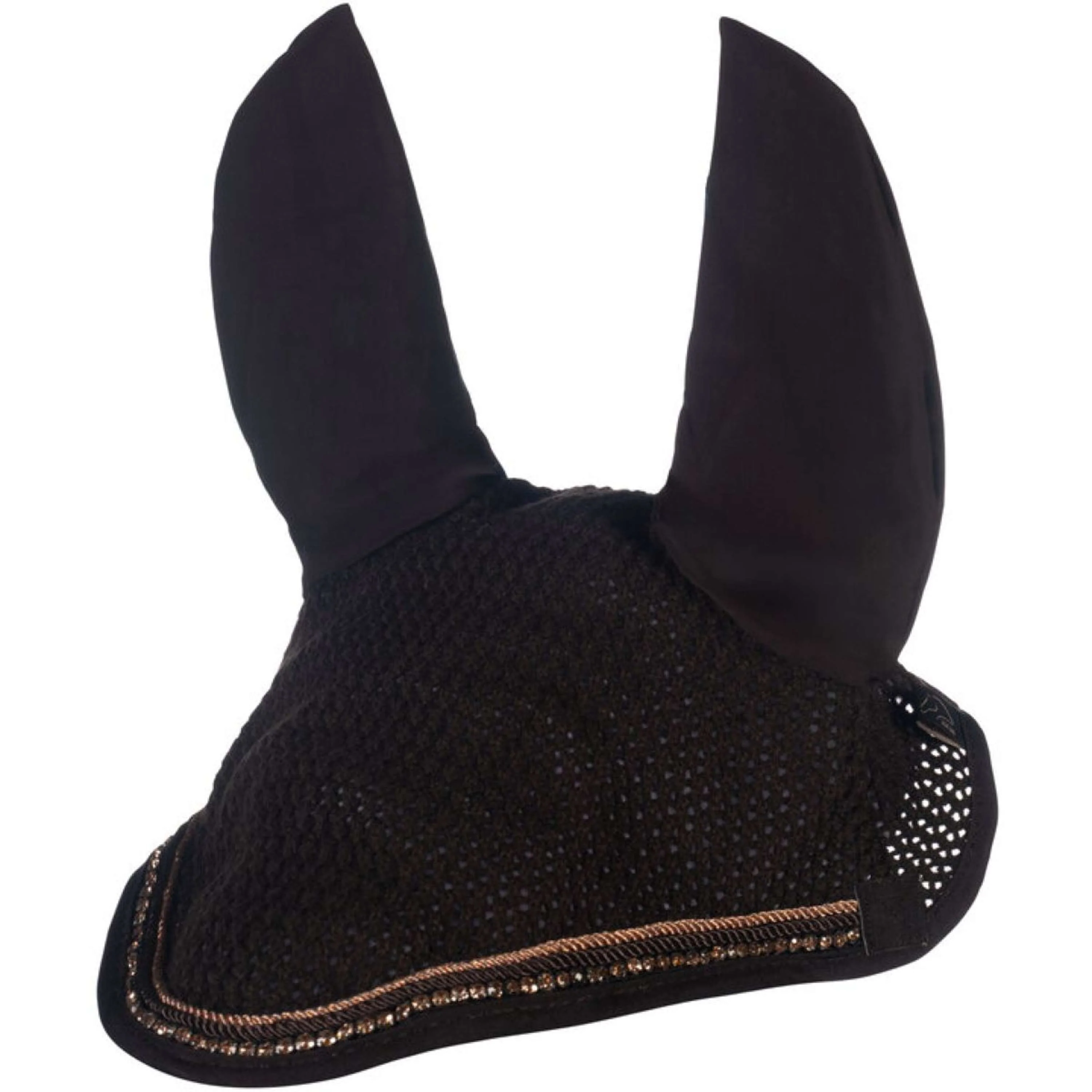HKM Bonnet Anti-Mouches Rosegold Glamour Marron/Or Rose - Image 2