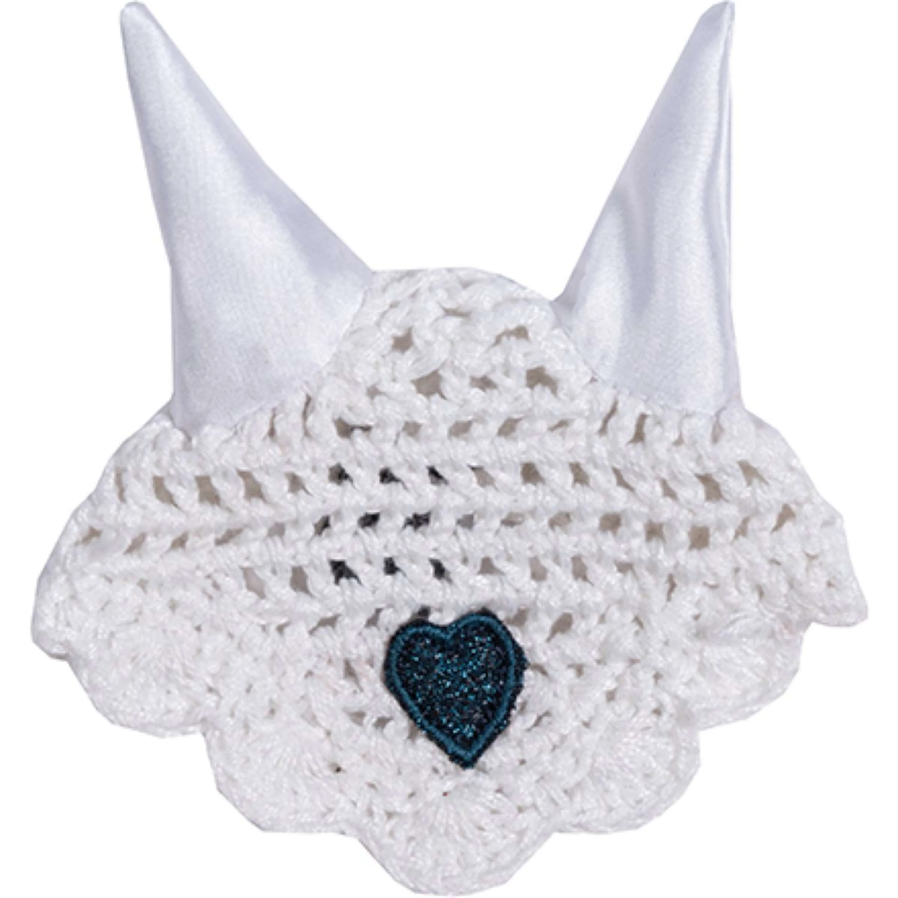 HKM Câlin Poney Ensemble de compétition Blanc/Bleu foncé - Image 4