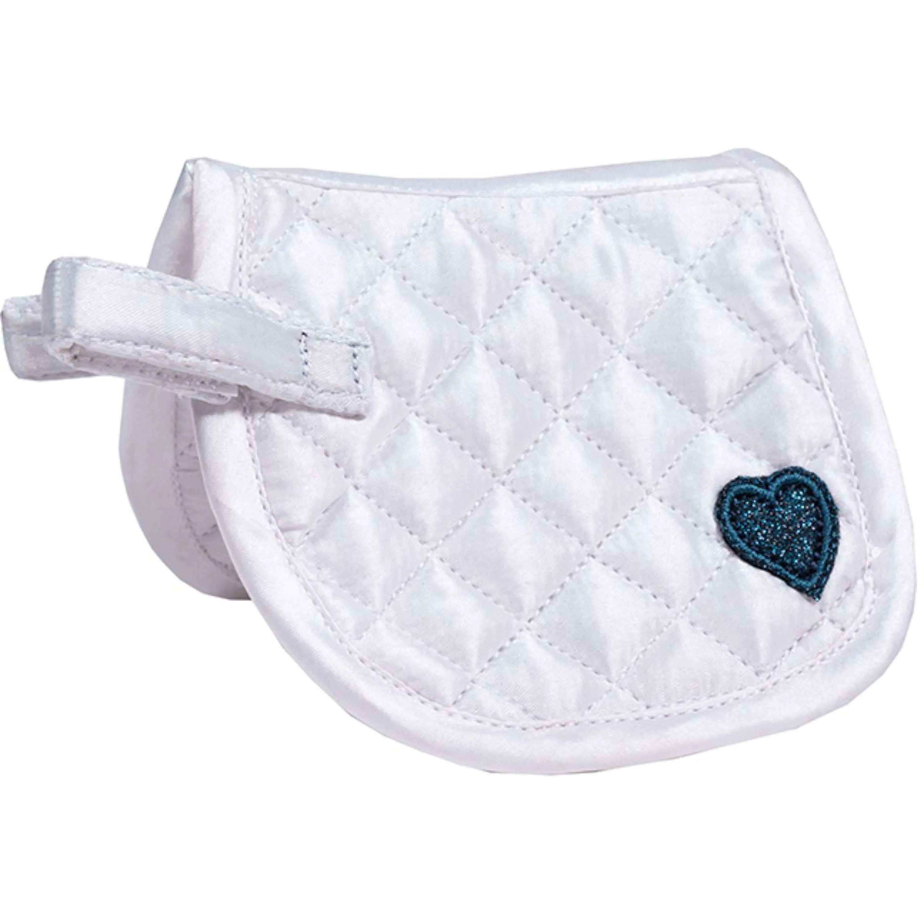 HKM Câlin Poney Ensemble de compétition Blanc/Bleu foncé - Image 5