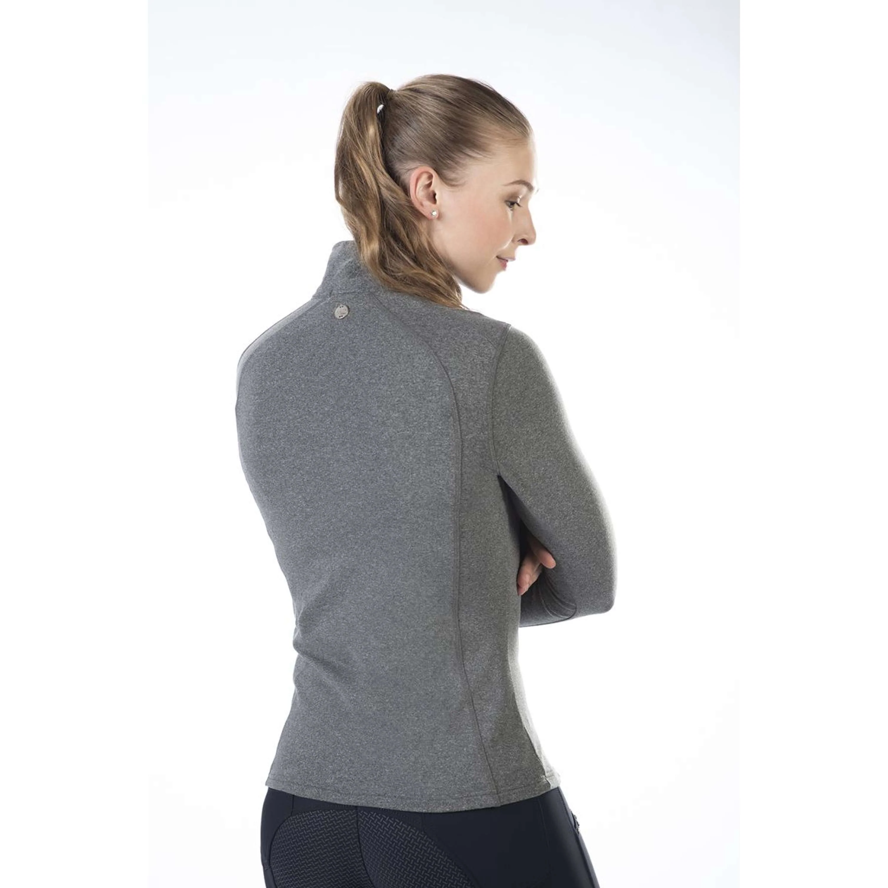 HKM Chemise Fonctionnelle Mio Gris foncé Mélangé - Image 4