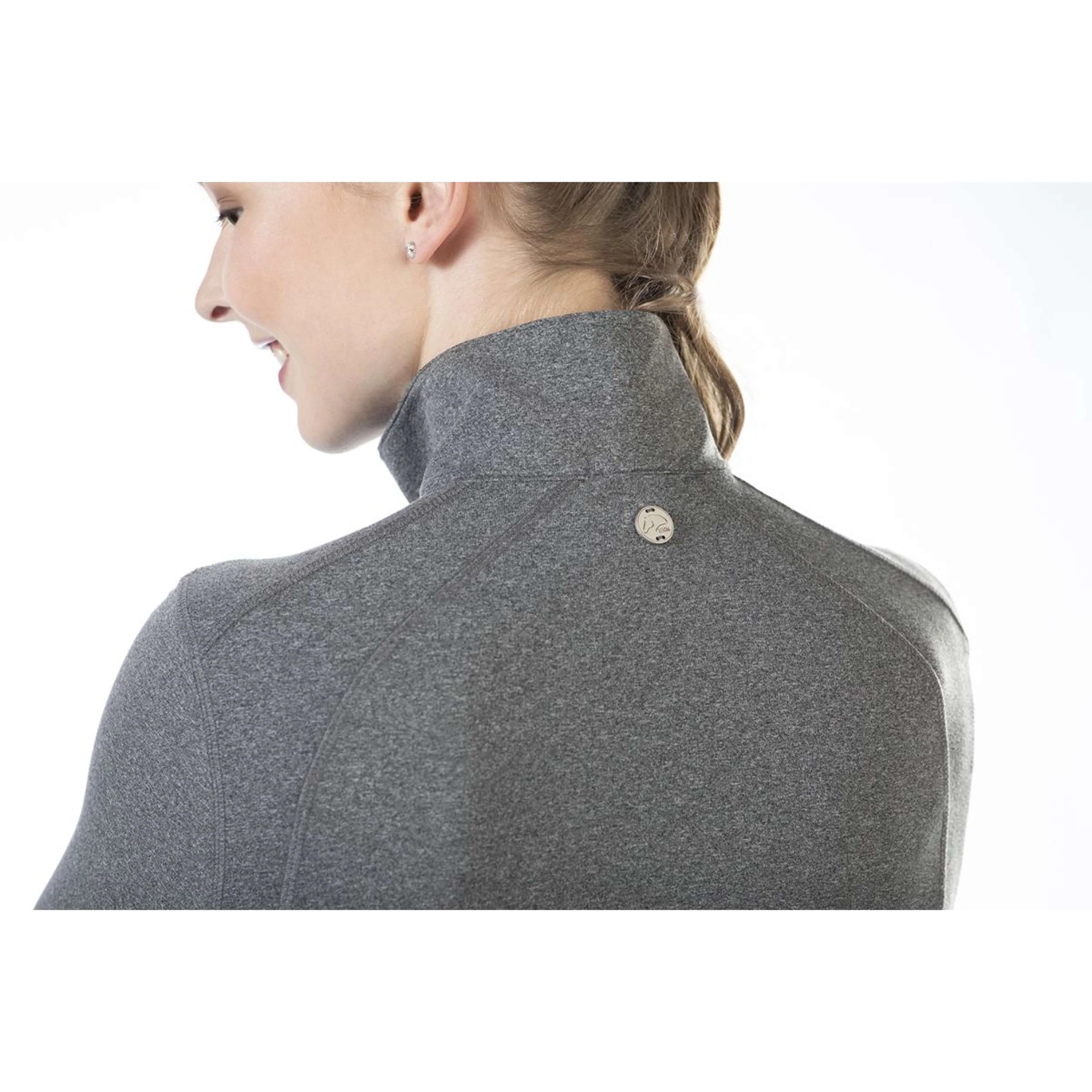 HKM Chemise Fonctionnelle Mio Gris foncé Mélangé - Image 5
