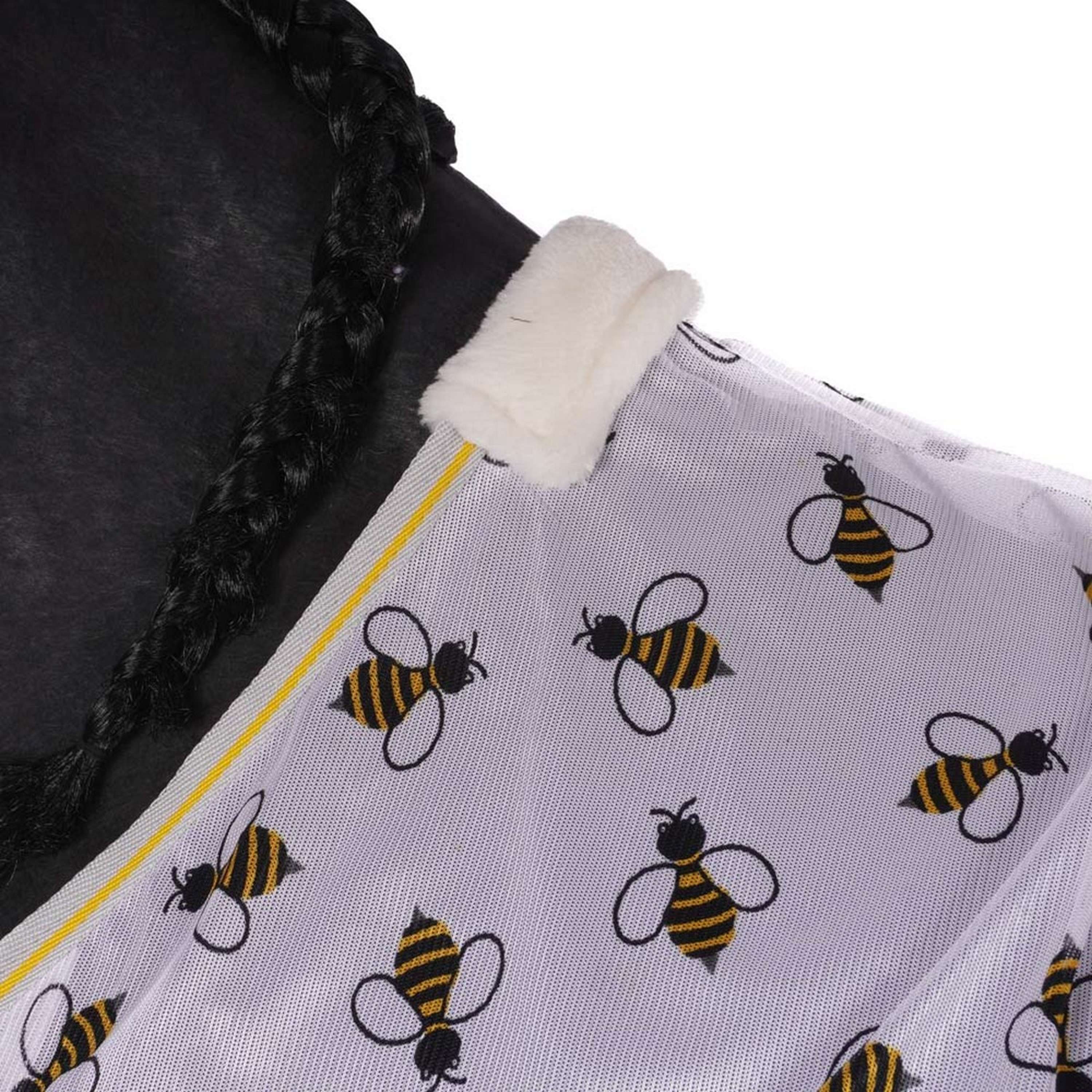 HKM Couverture Anti-Mouches Bee Blanc/Jaune - Image 3