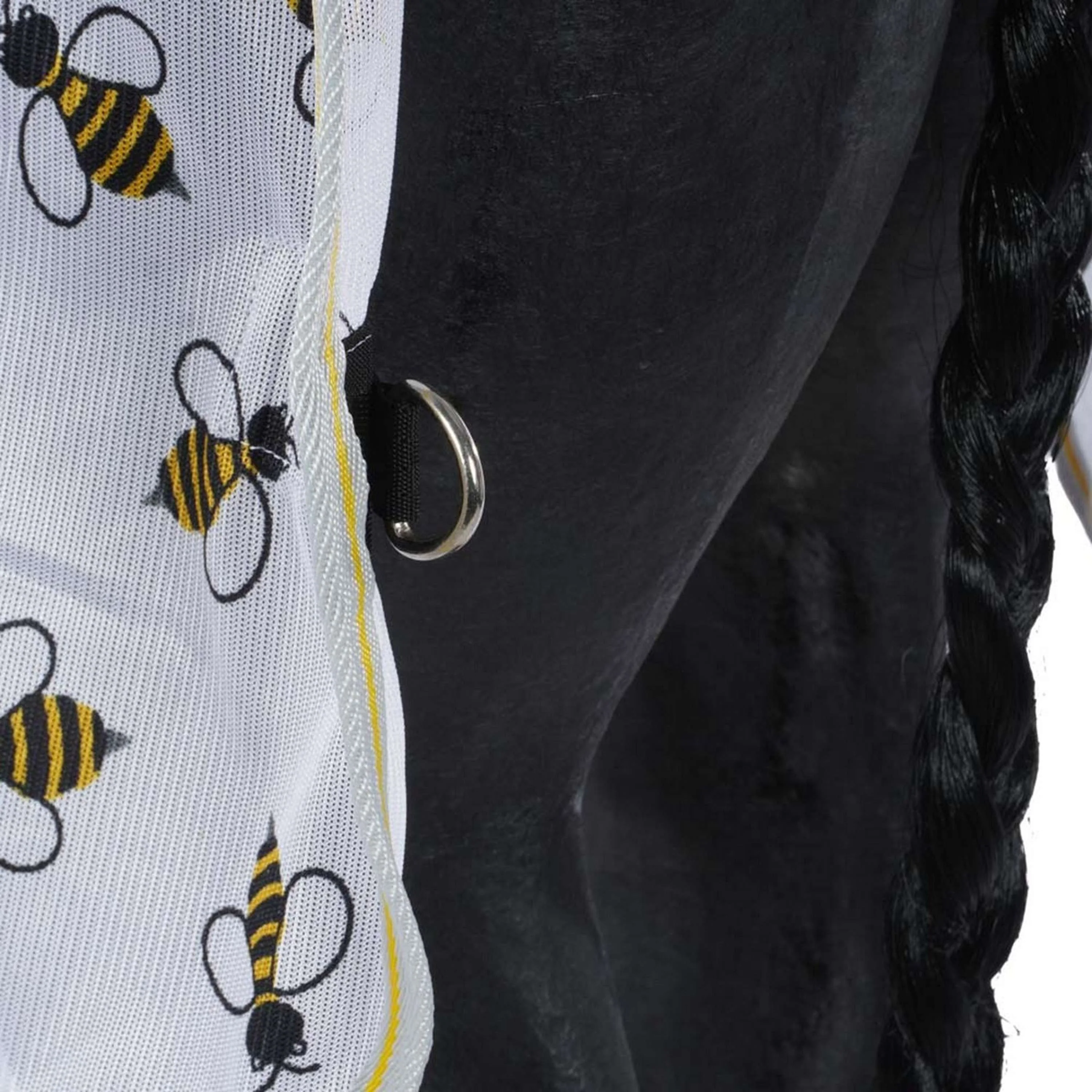 HKM Couverture Anti-Mouches Bee Blanc/Jaune - Image 6