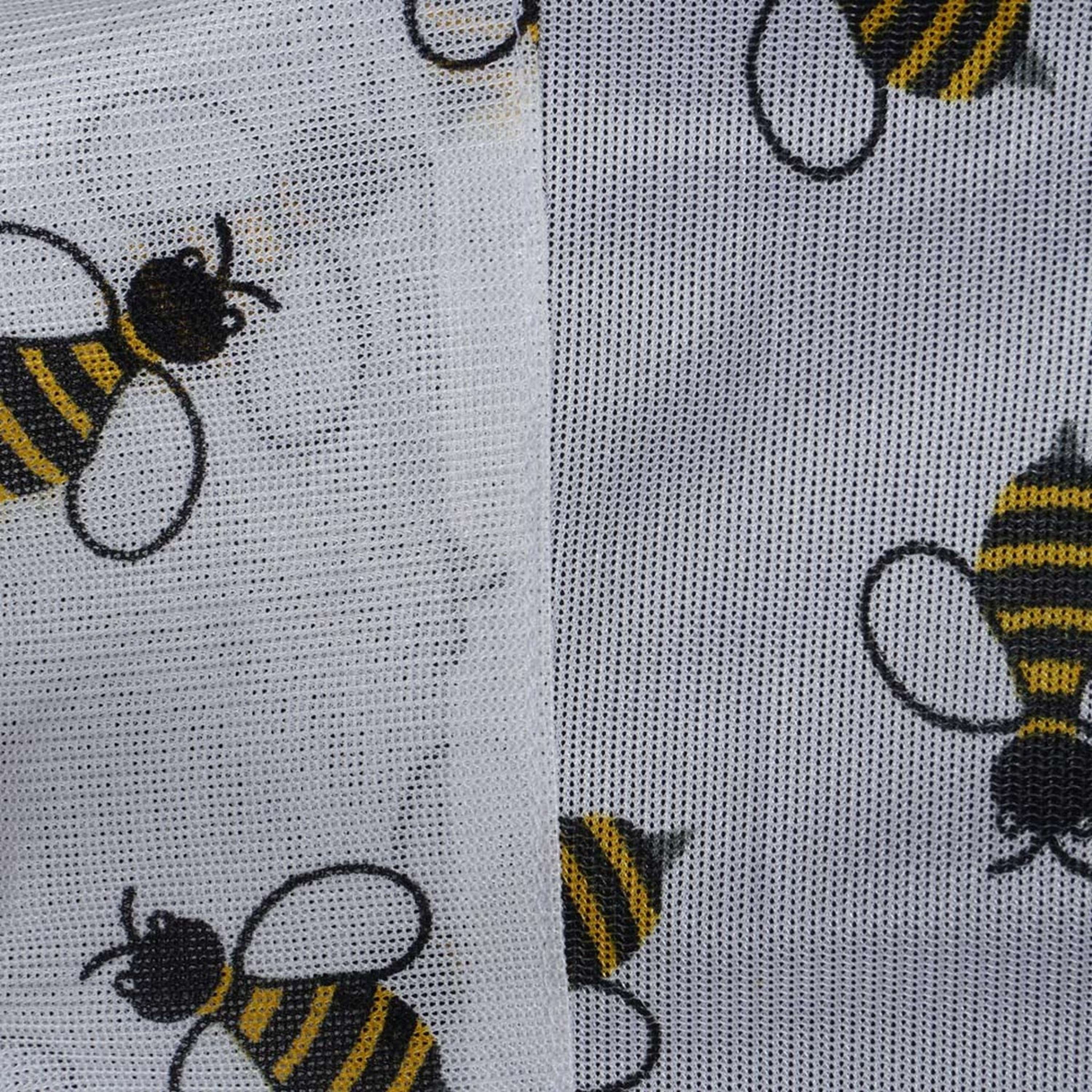 HKM Couverture Anti-Mouches Bee Blanc/Jaune - Image 7