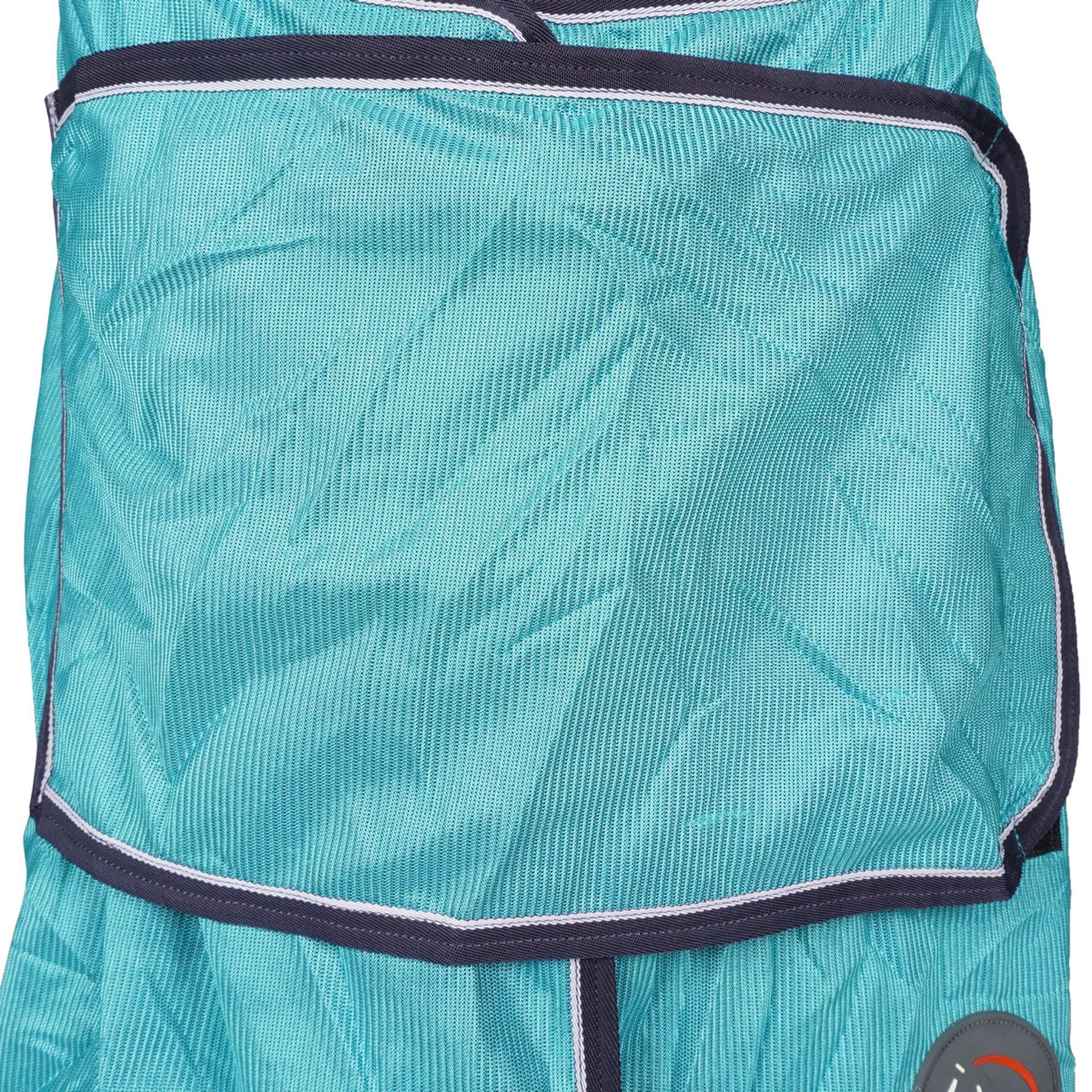 HKM Couverture Anti-Mouches Lissabon avec Couvre-cou Aqua - Image 3