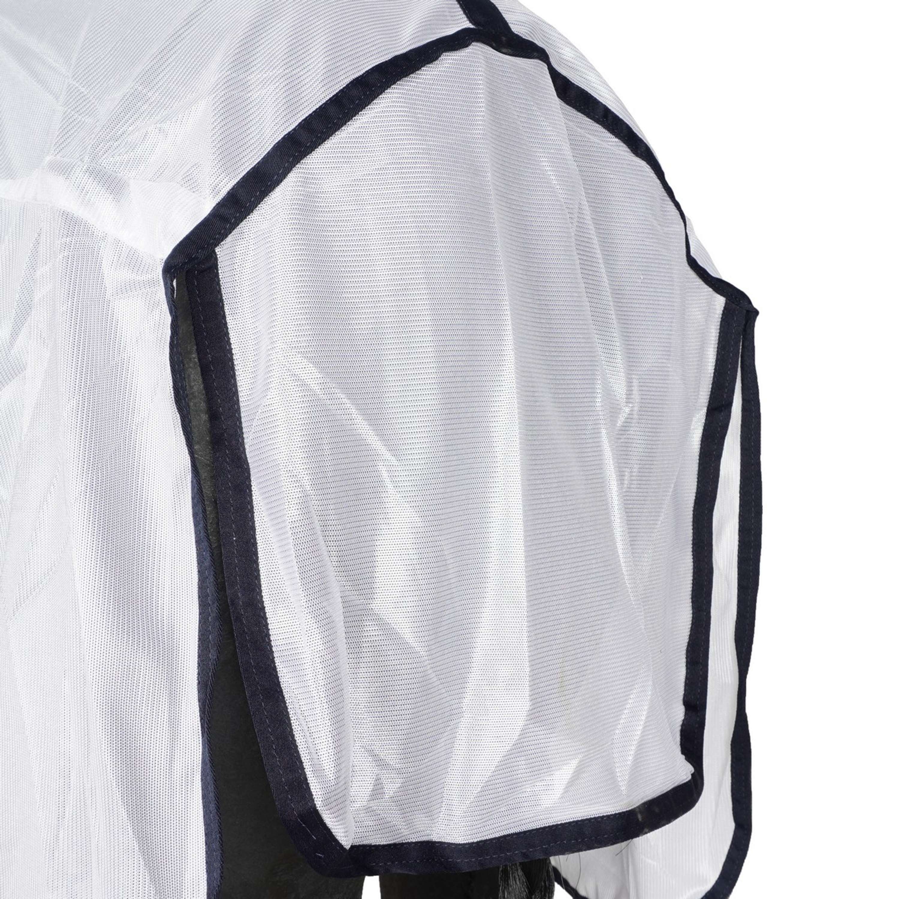 HKM Couverture Anti-Mouches Lyon avec Partie du Cou Blanc - Image 9
