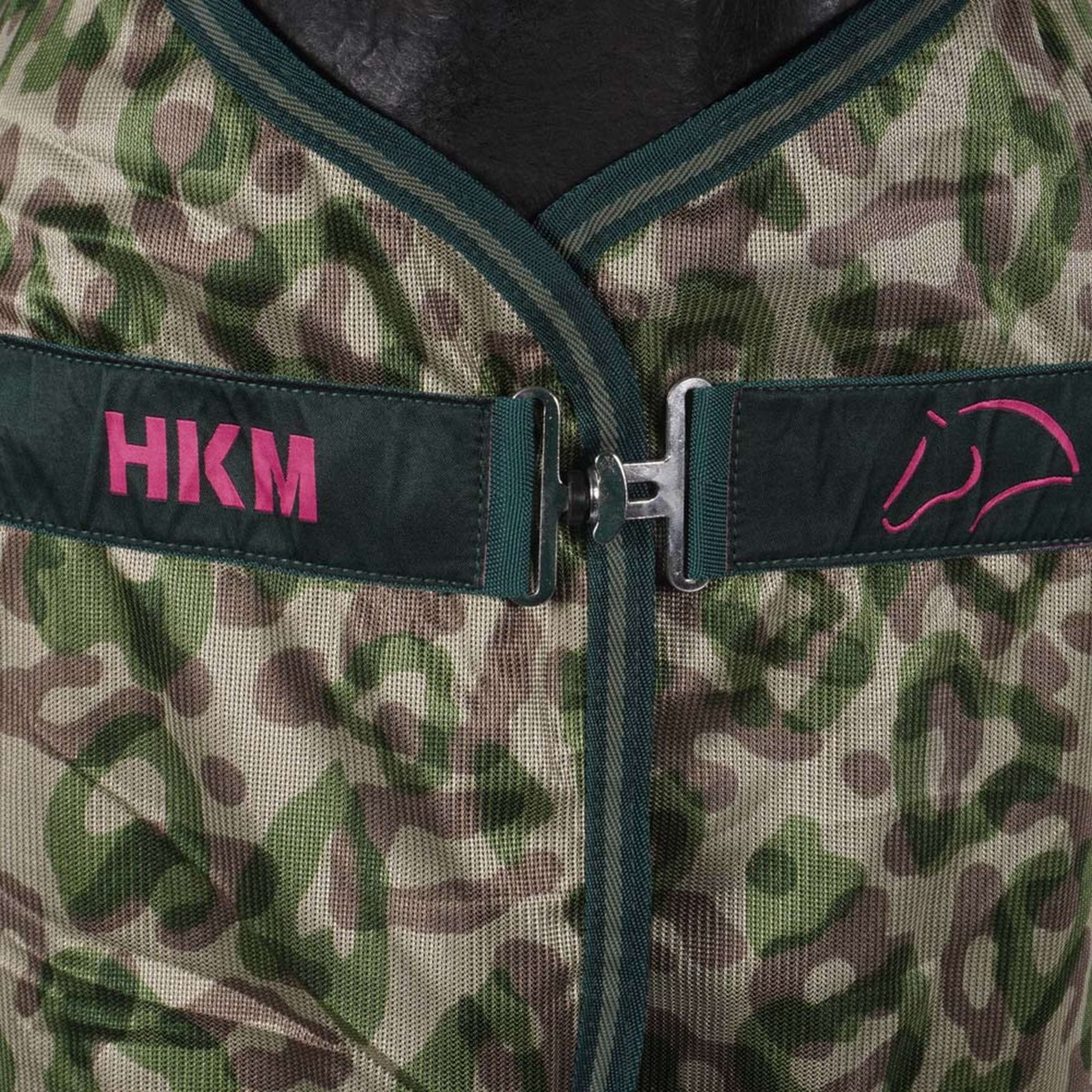 HKM Couverture Anti-Mouches Survival vert camouflage - Image 2