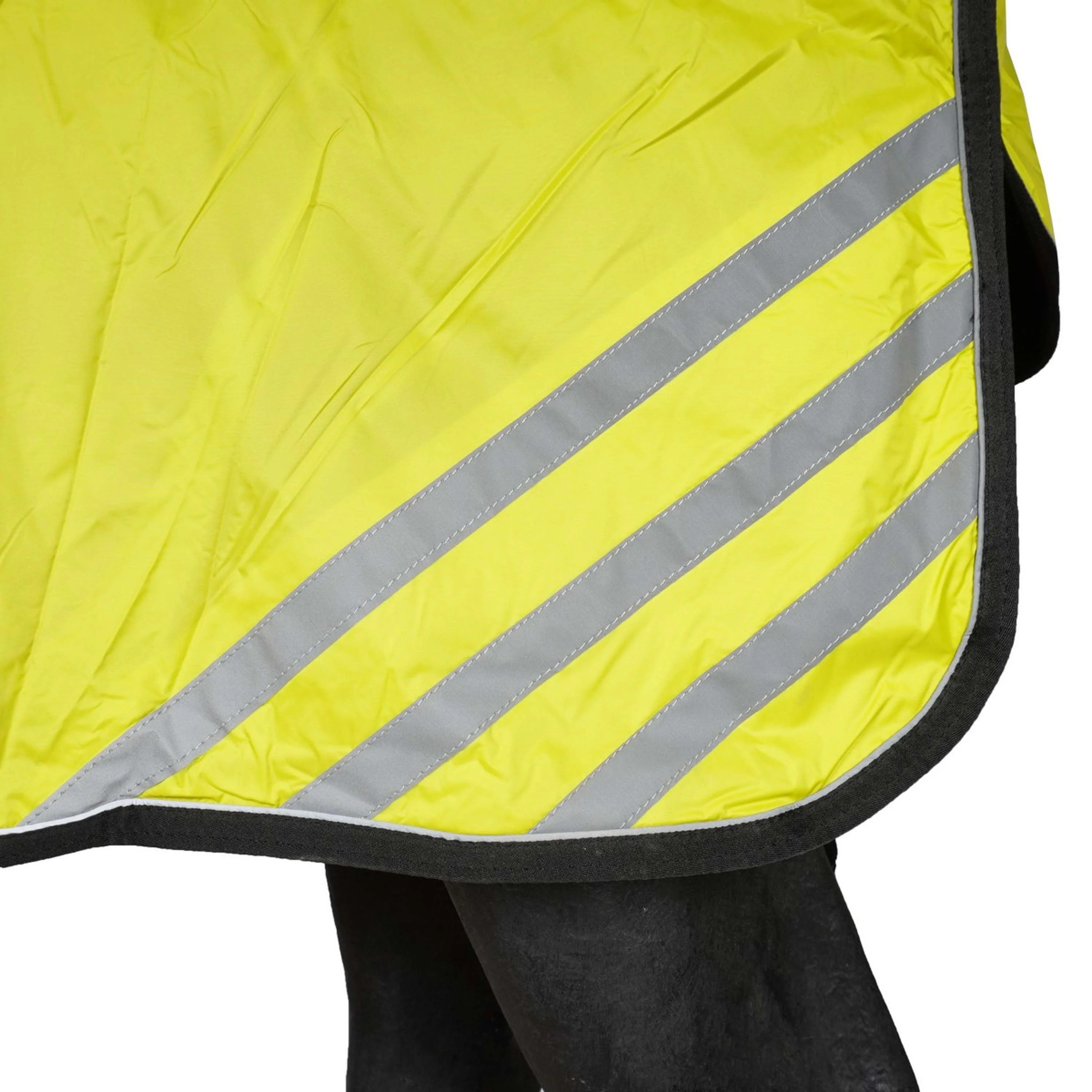 HKM Couvre-reins Reflective avec Doublure Fleece Néon Jaune - Image 5