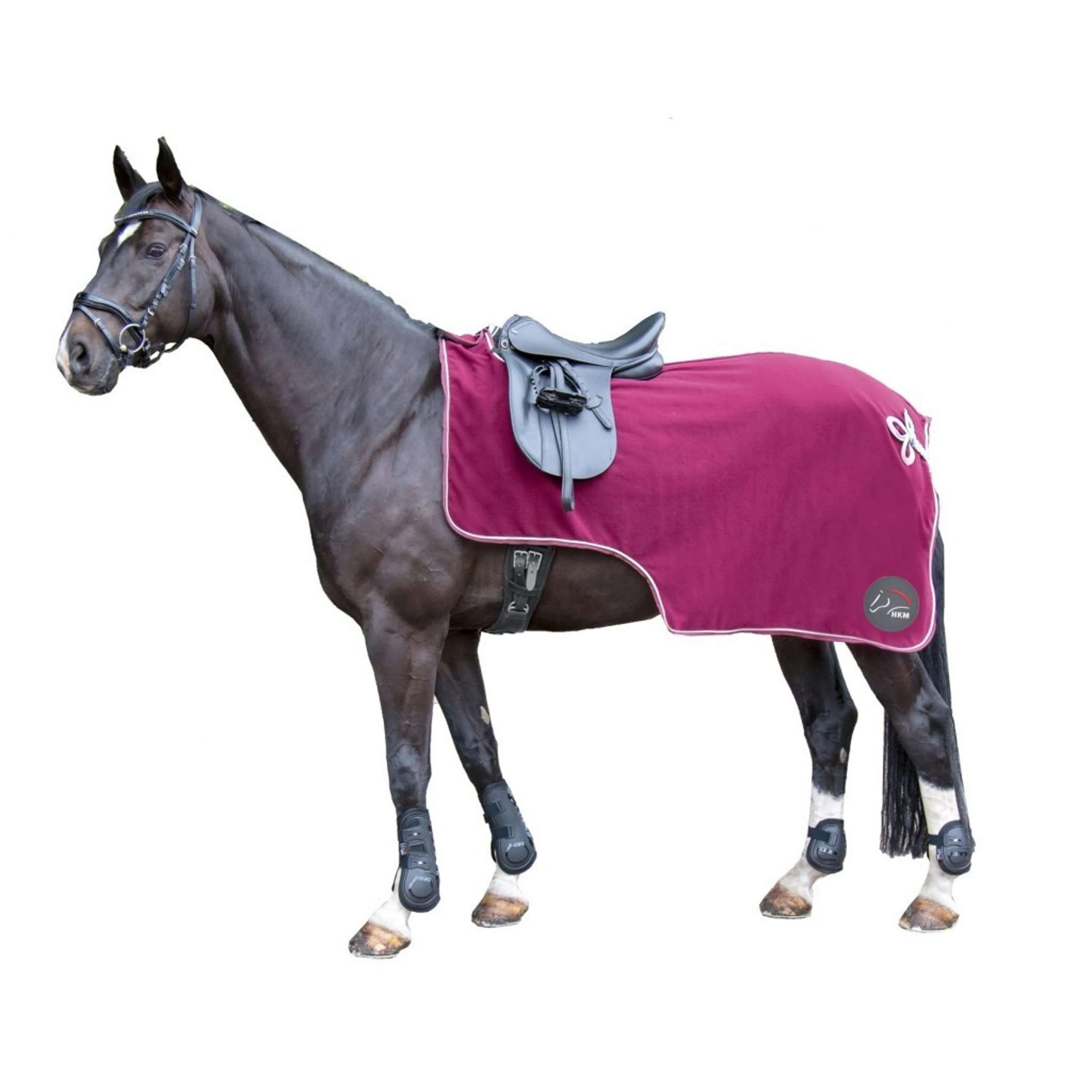 HKM Couvre-reins Rouge foncé - Image 6