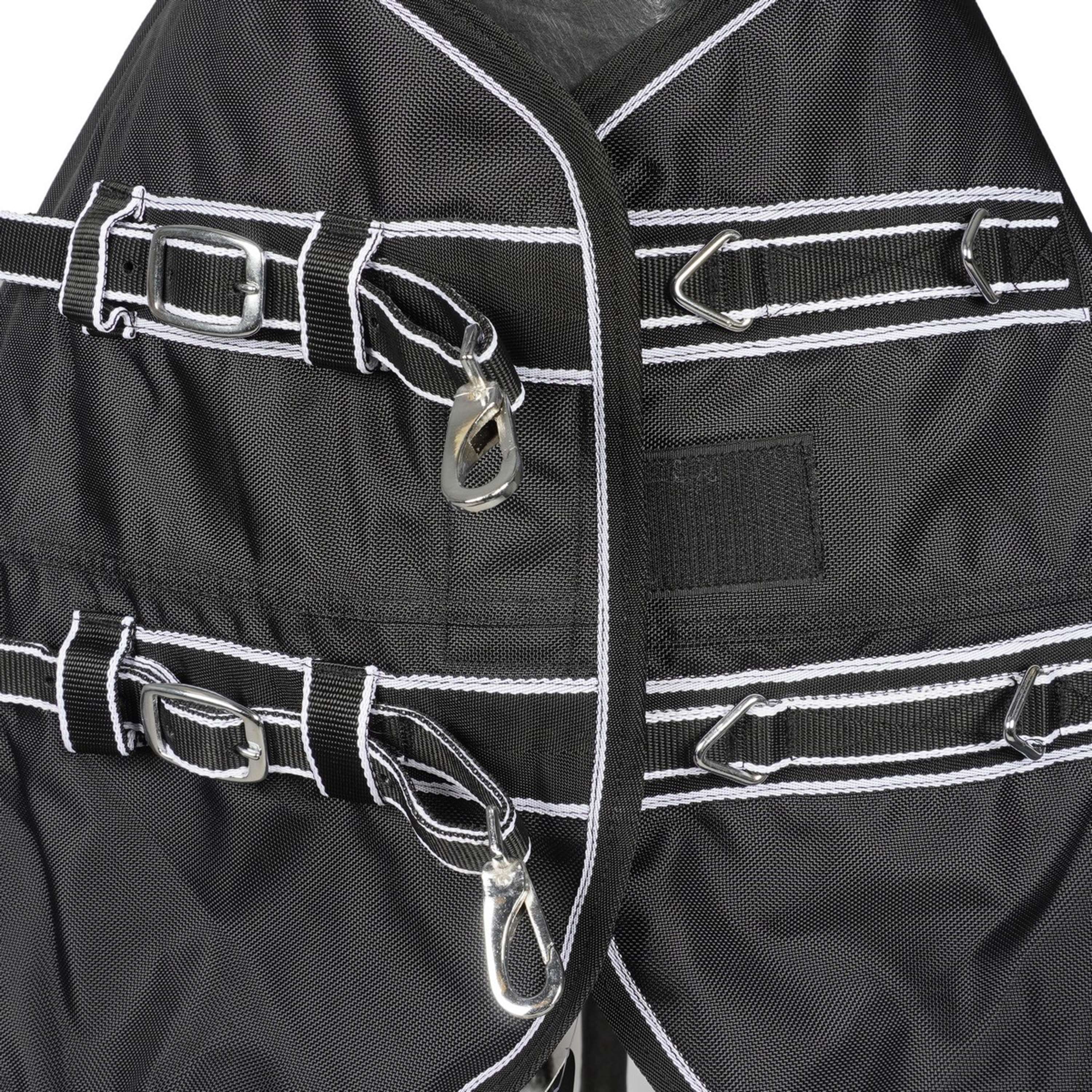 HKM Couverture d'Extérieur Premium 1680D 100g avec Teddy Doublure Noir - Image 3