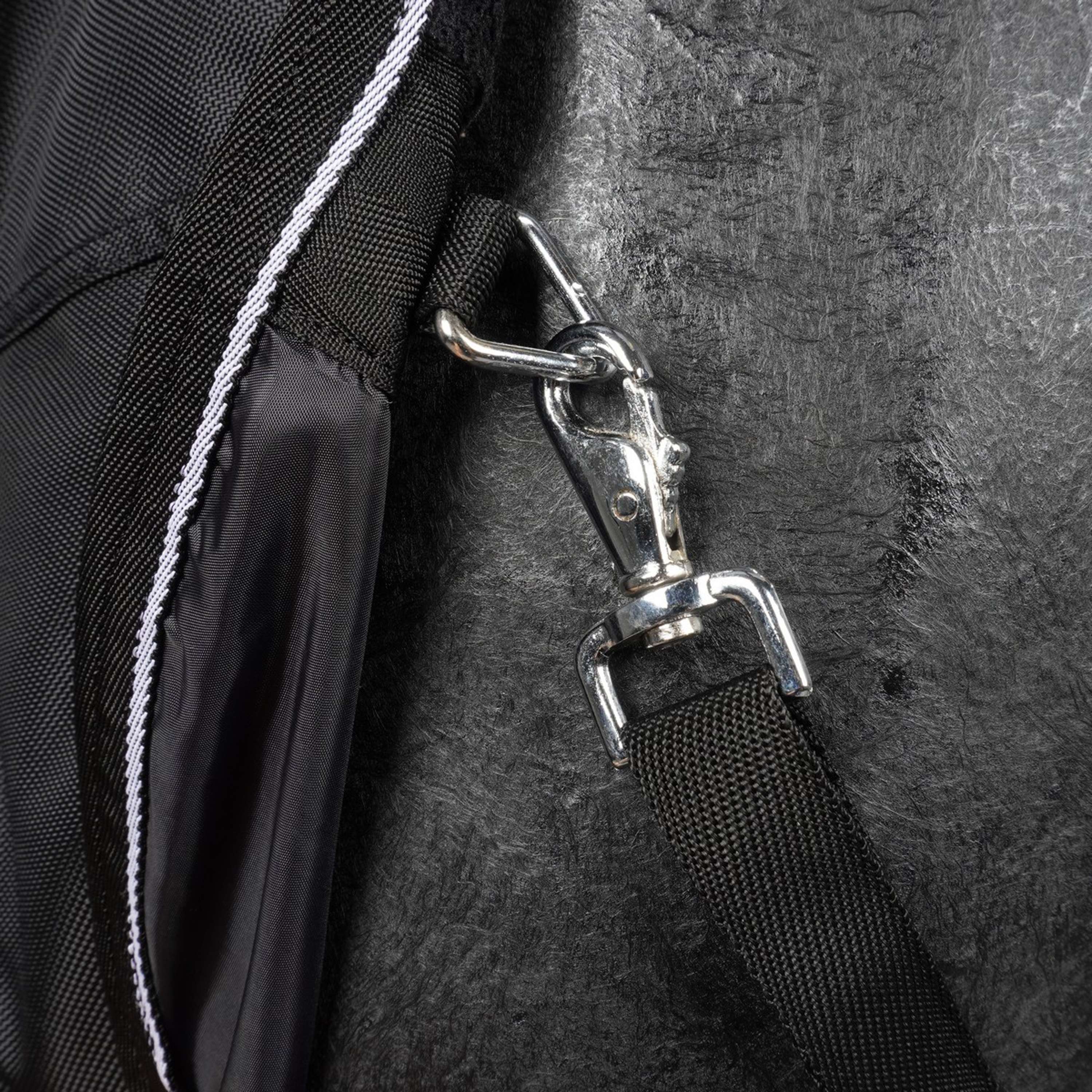 HKM Couverture d'Extérieur Premium 1680D 100g avec Teddy Doublure Noir - Image 8