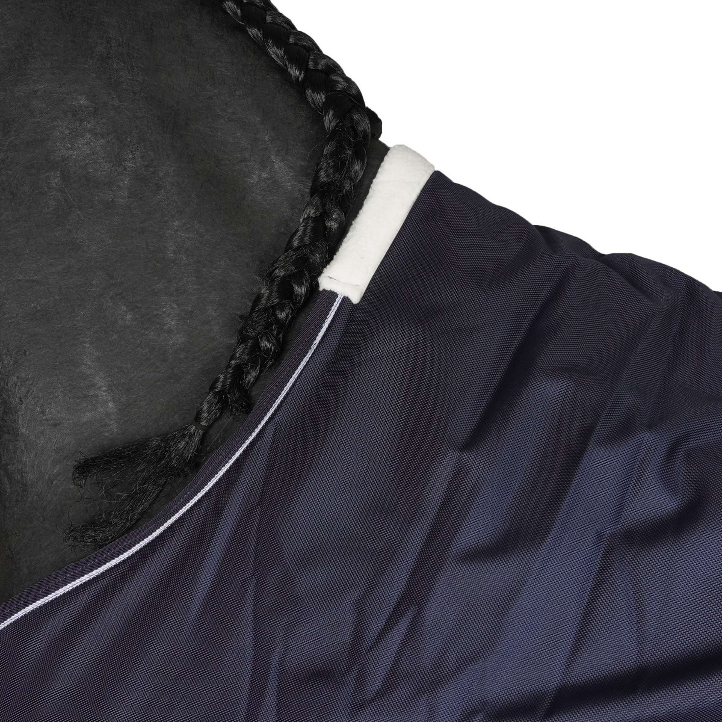 HKM Couverture d'Extérieur Premium 1680D 100g avec Teddy Doublure Bleu Foncé - Image 5
