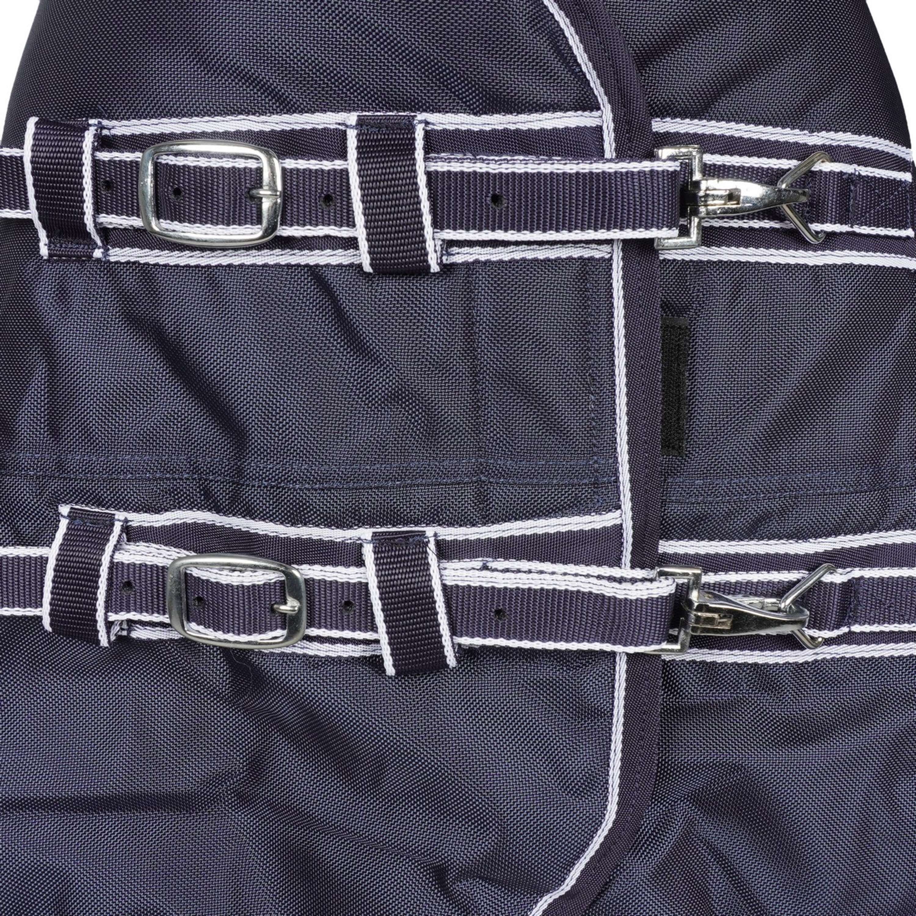 HKM Couverture d'Extérieur Premium 1680D 200g avec Teddy Doublure Bleu Foncé - Image 2