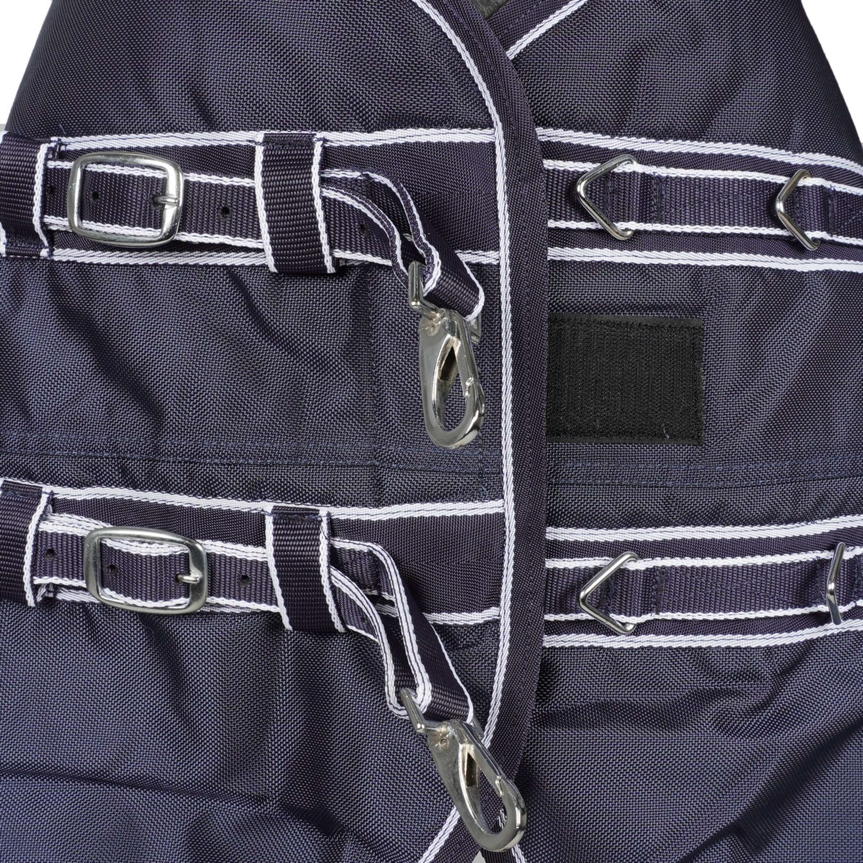 HKM Couverture d'Extérieur Premium 1680D 200g avec Teddy Doublure Bleu Foncé - Image 3